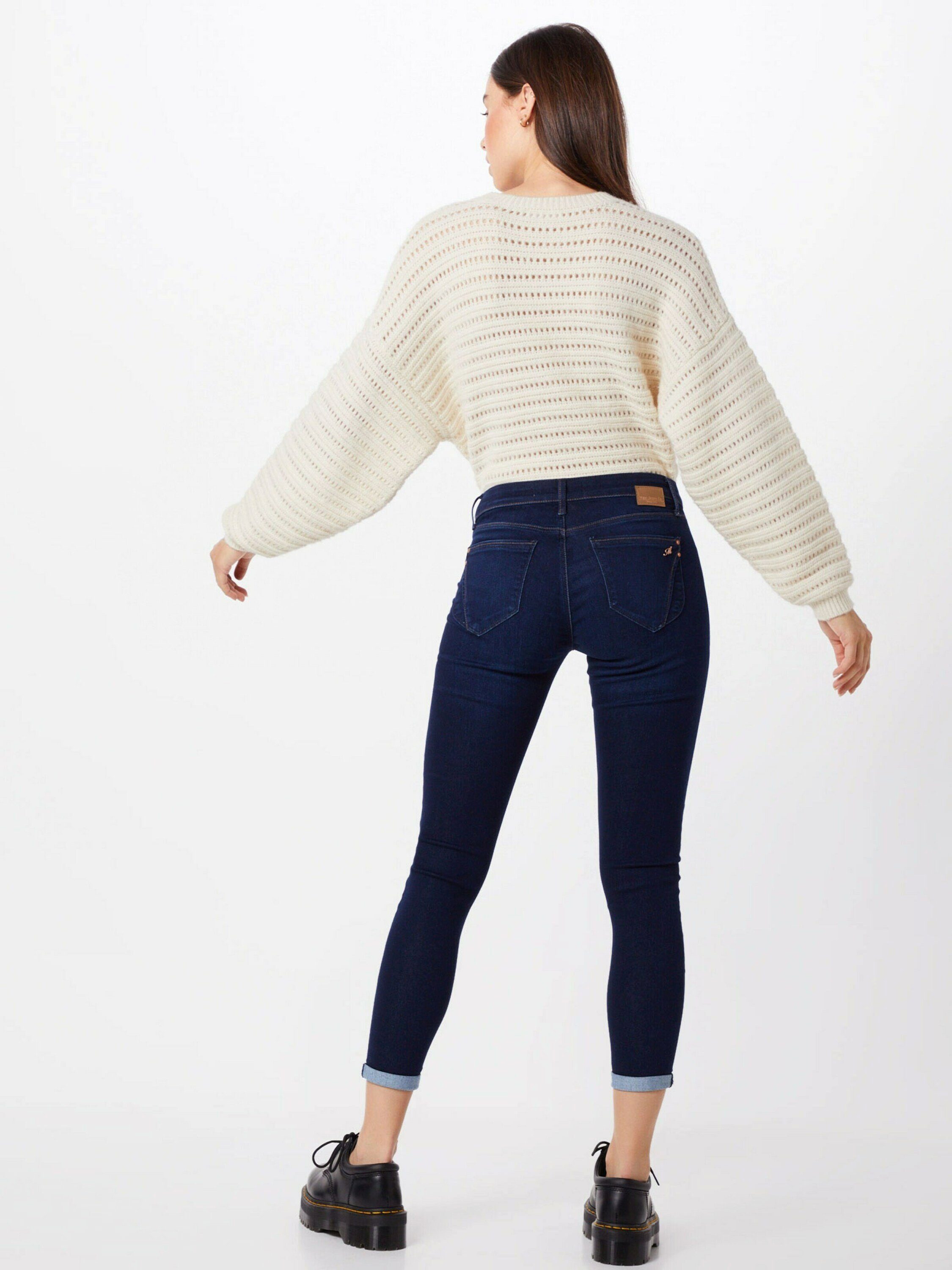 Mavi 7/8-Jeans Lexy (1-tlg) Fransen