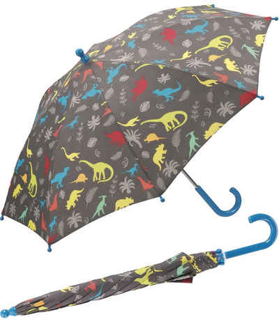 HAPPY RAIN Stockregenschirm leichter Kindergartenschirm mit tollen Motiven, robust, leicht zu öffnen, mit abgerundeten Spitzen