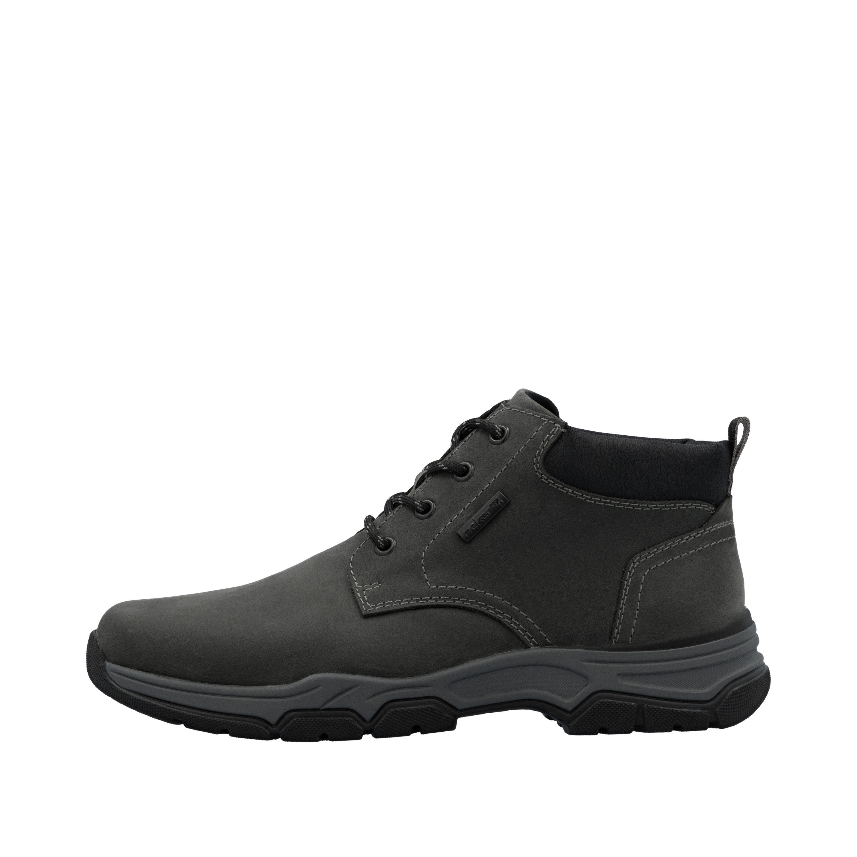 Rieker Schnürboots Stiefelette, Casual Boots mit Schaftrandpolsterung, TEX-Membran