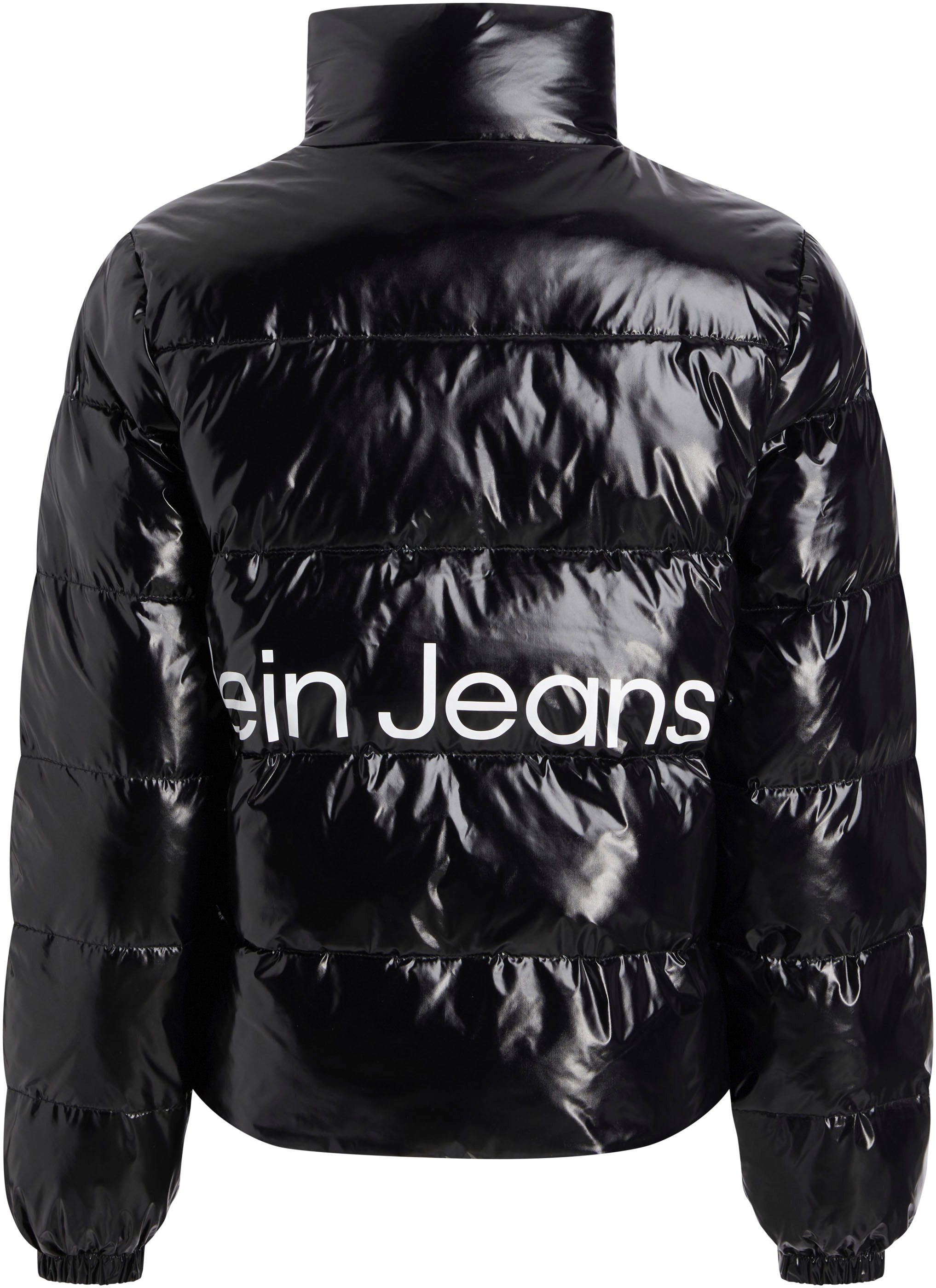 FITTED Jeans SHORT Steppjacke JACKET Klein SHINY Calvin