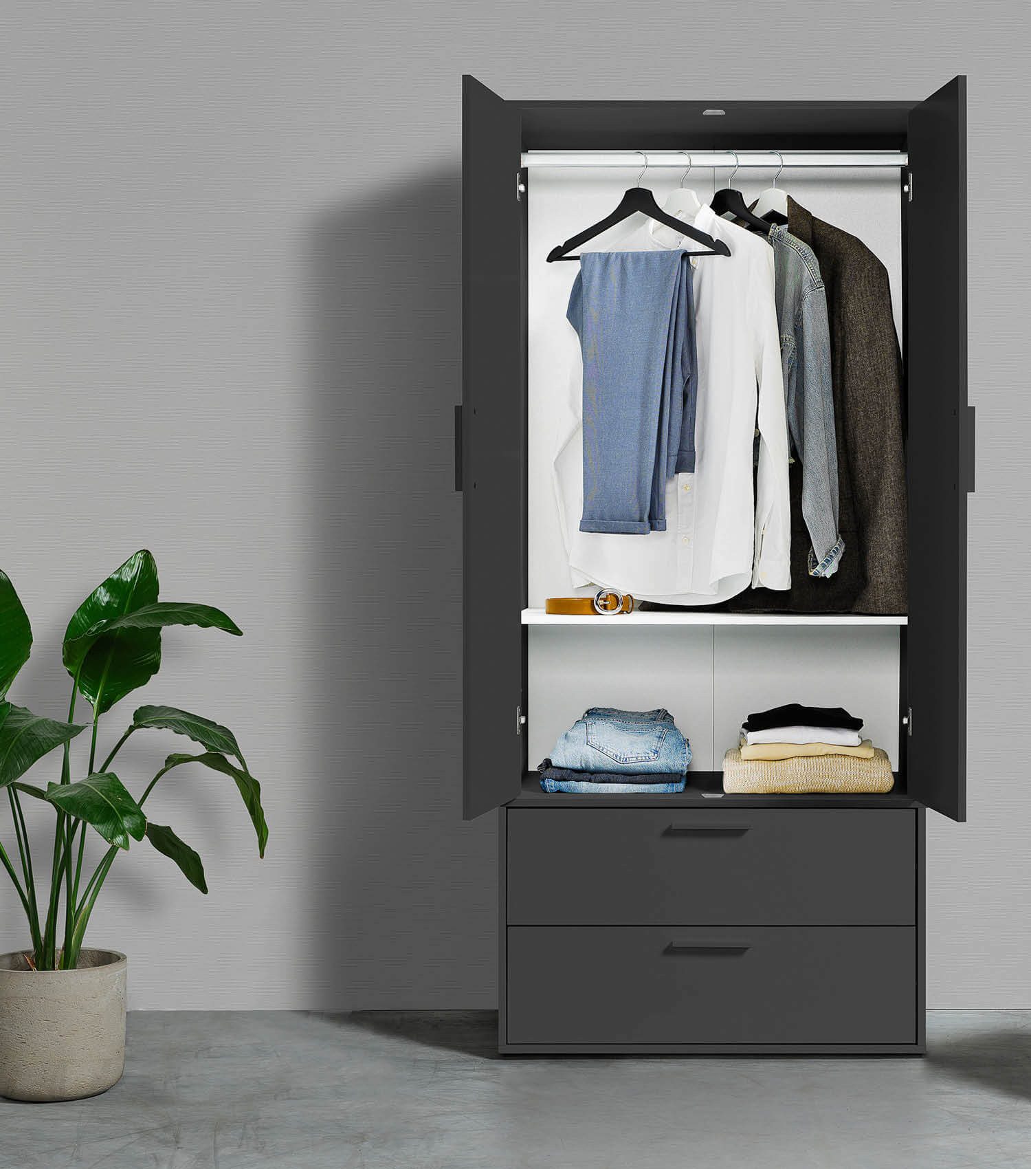 mokebo Kleiderschrank Der Kleiderheld (80x180x51 cm, günstig online kaufen