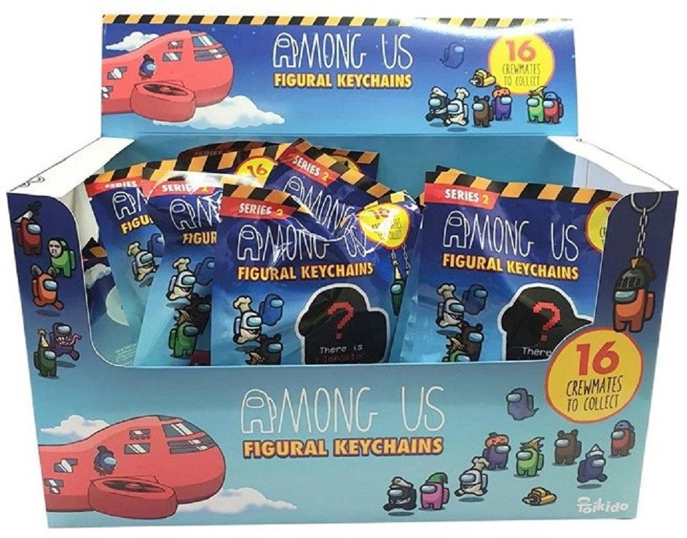 Toikido Schlüsselanhänger Schlüsselanhänger Anhänger keychain Among Us unsortiert nicht wählbar, Der Schlüsselanhänger ist nicht frei wählbar. Größe 5 cm Geschenk