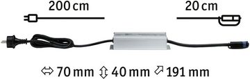 Paulmann Outdoor Plug & Shine Power Supply Silber Alu Trafo (IP67 150W 24V DC)