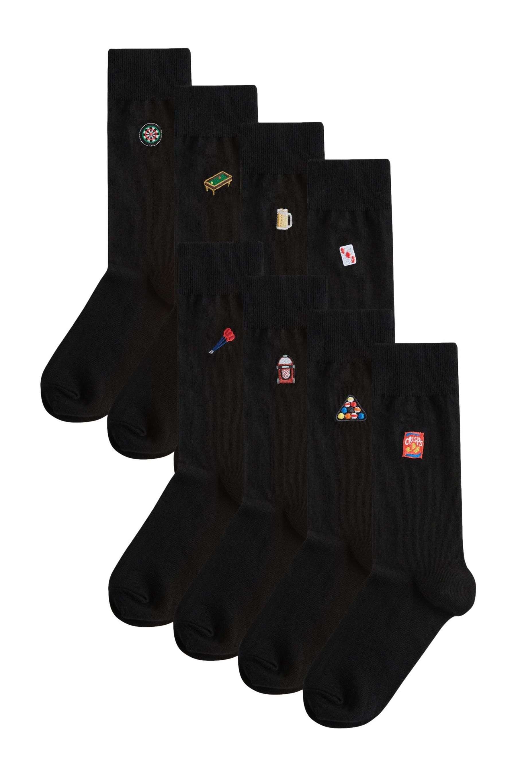 Next Kurzsocken Socken mit Stickerei (8-Paar) günstig online kaufen