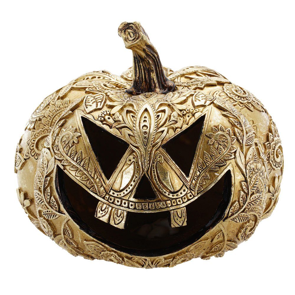 Dekoobjekt Hochwertige Kürbis Halloween Dekofigur 'Gruseliges
