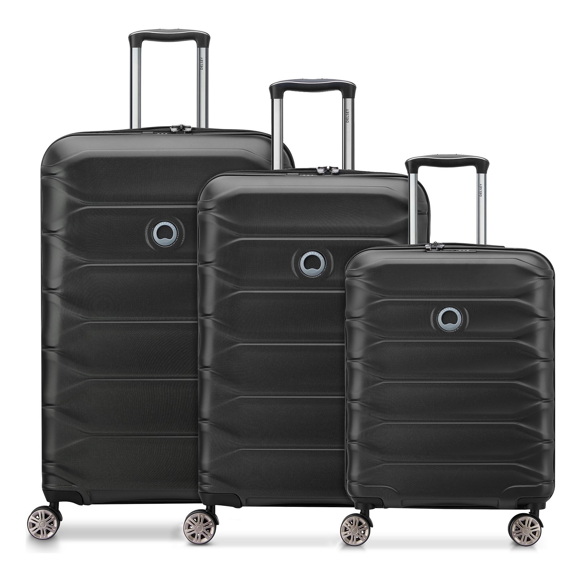 Delsey Paris Trolleyset Meteor, 4 Rollen, (3-teilig, 3 tlg), ABS