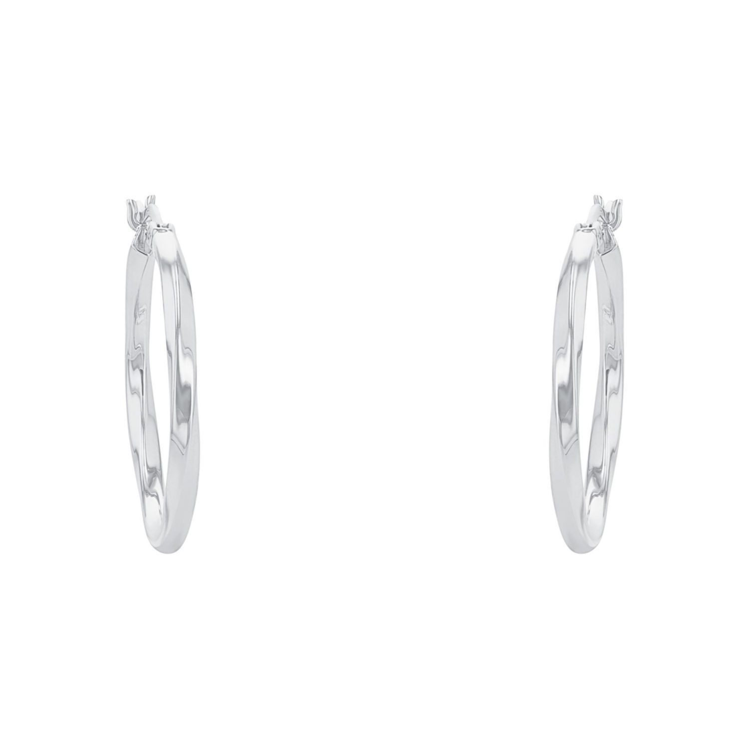 Amor Paar Creolen Amor Creolen für Damen, 925 Sterling Silber (Creole, 2-tlg)