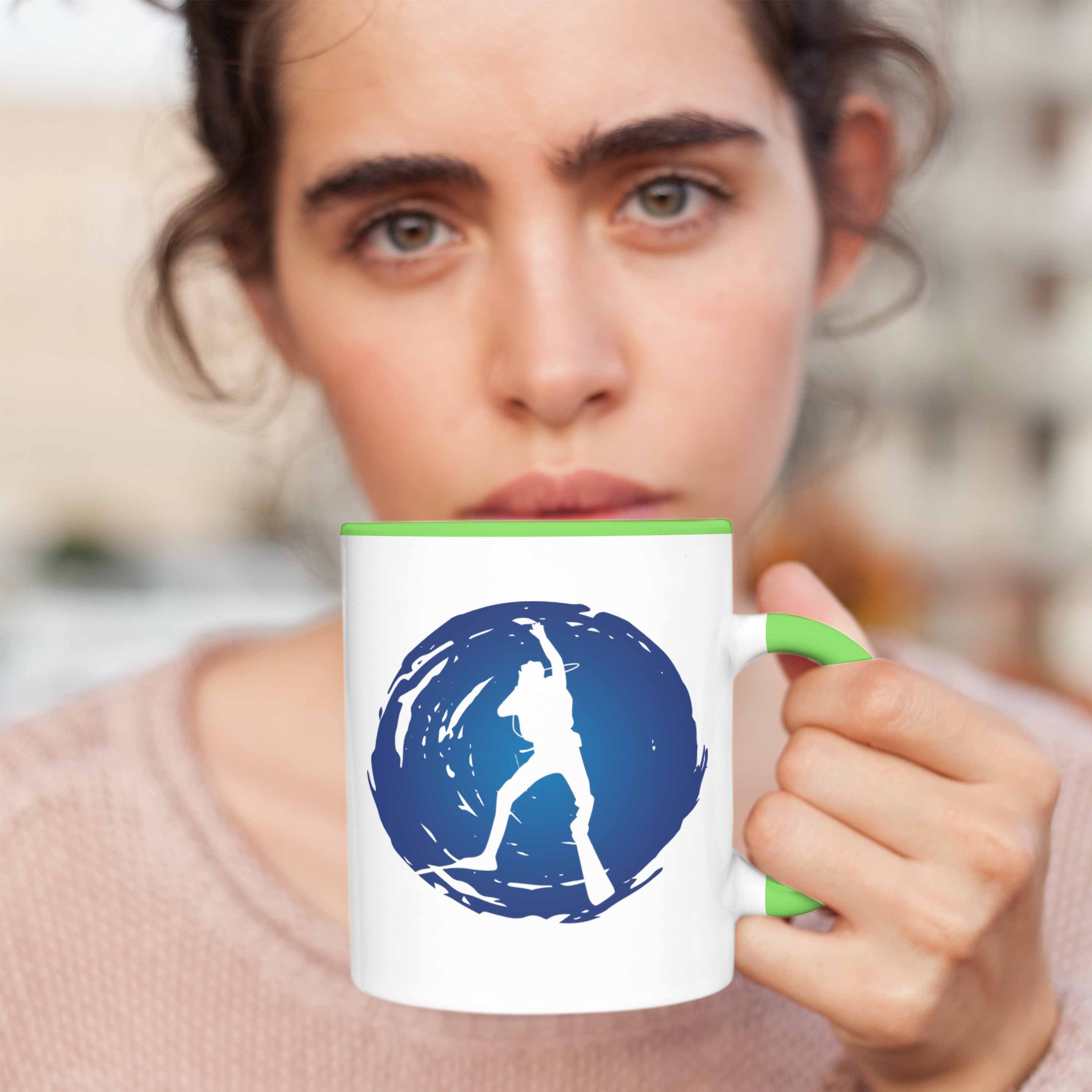 Lustig Grün Tasse für Geschenkidee Tauchen Trendation Geschenk Taucher Trendation Tauchlehrer - Grafik Tauchsport Tasse