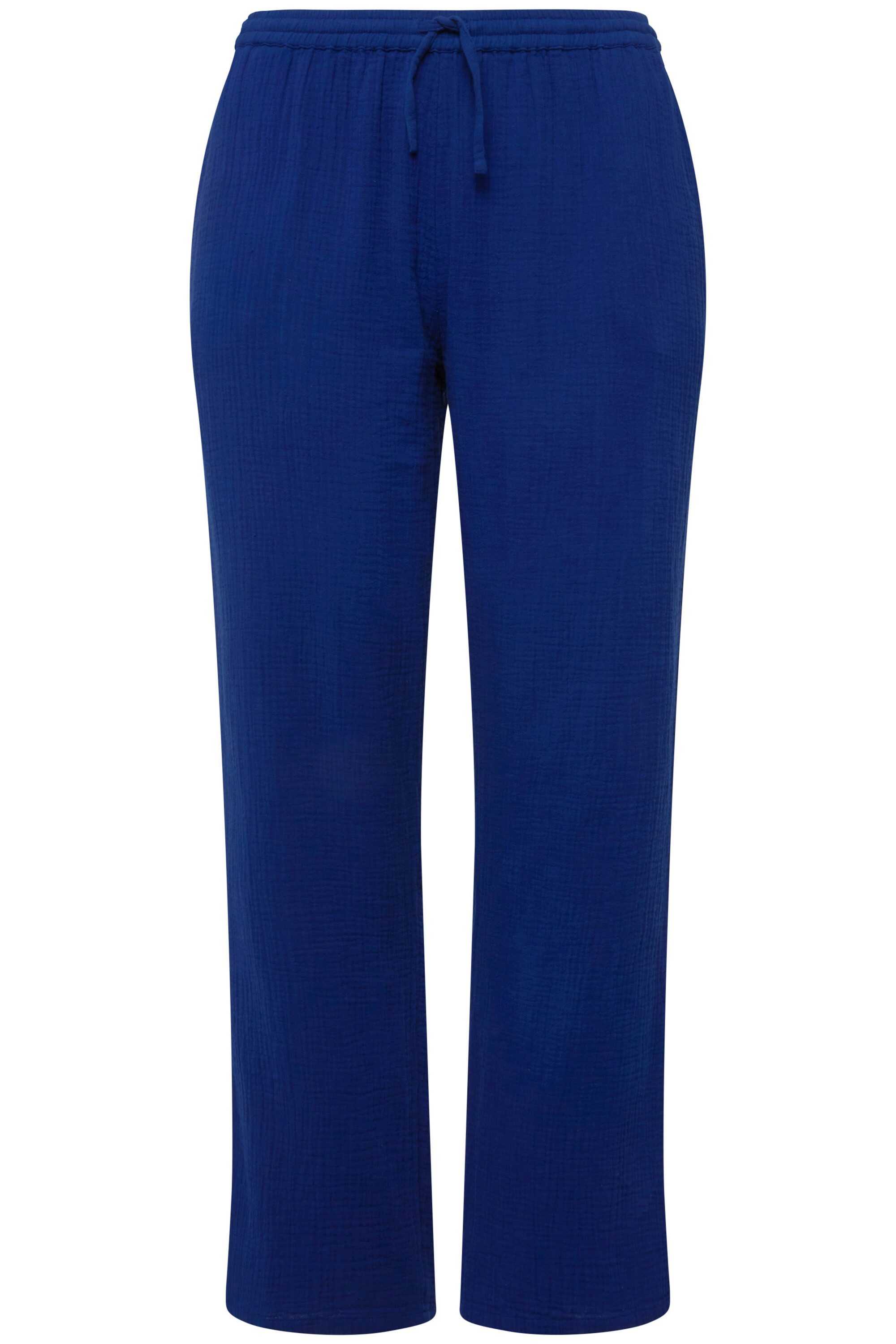 Ulla Popken Schlupfhose Musselin-Schlupfhose Rose weites günstig online kaufen