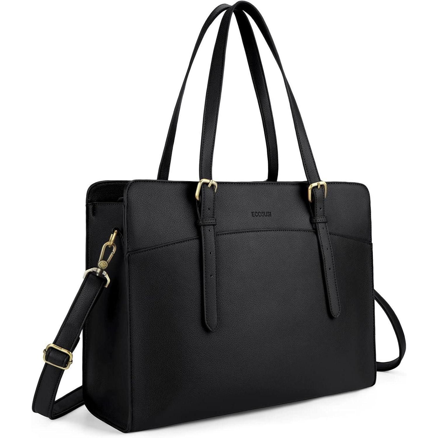 Laptoptasche Laptop Handtasche Damen Laptoptasche 15,6 Zoll Aktentasche Leder