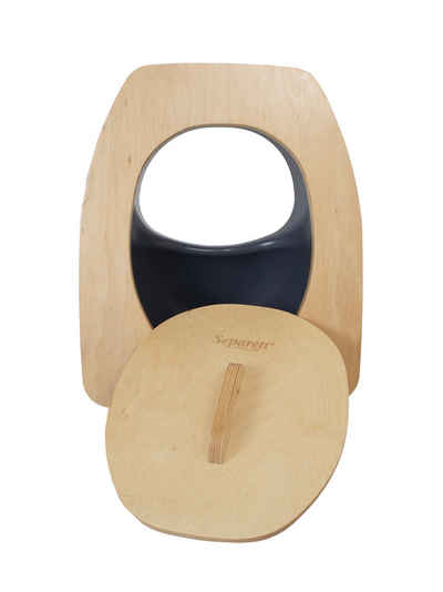 Separett - Waterless Toilets Campingtoilette Separett Privy mit Holzsitz - Komposttoilette