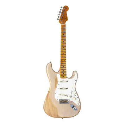 Fender E-Gitarre, Red Hot Stratocaster Super Heavy MN Aged Dirty White Blonde #CZ566885 - Custom Electric Guitar, Red Hot Stratocaster Super Heavy Relic MN Aged Dirty White Blonde #C