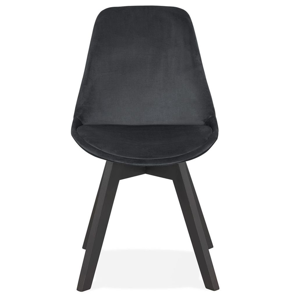 85 Esszimmerstuhl 56 x x Schwarz Stuhl 48 Textile (black) KADIMA DESIGN HEBE