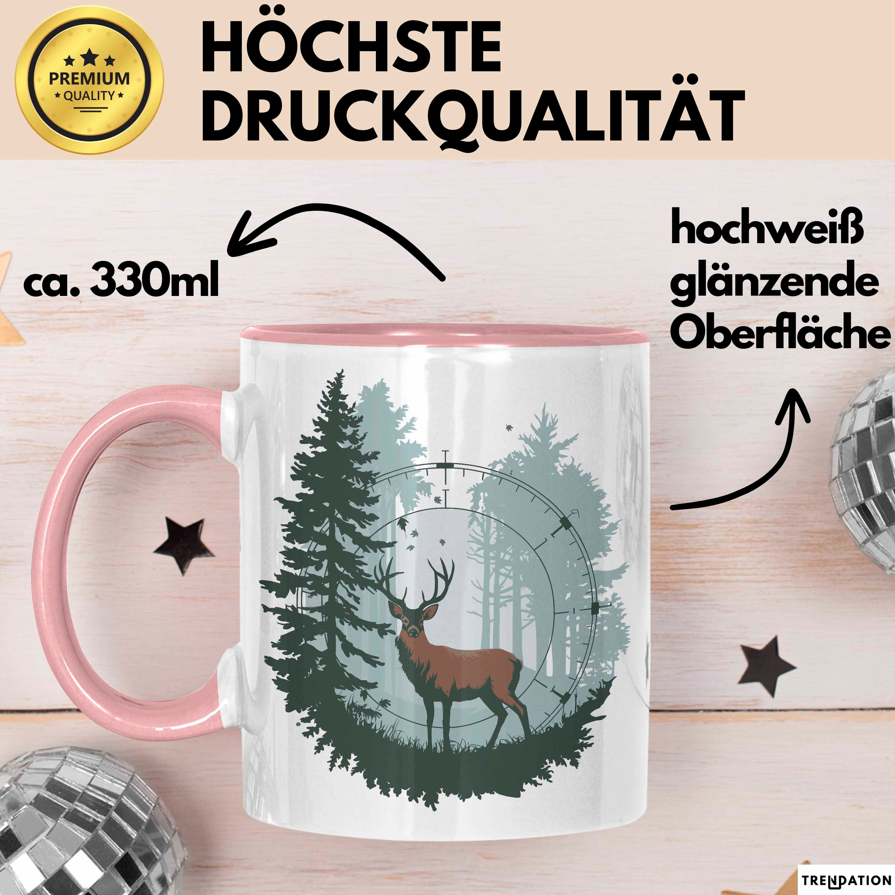 Trendation Tasse Jäger Tasse Geschenkidee für Jagdliebhaber