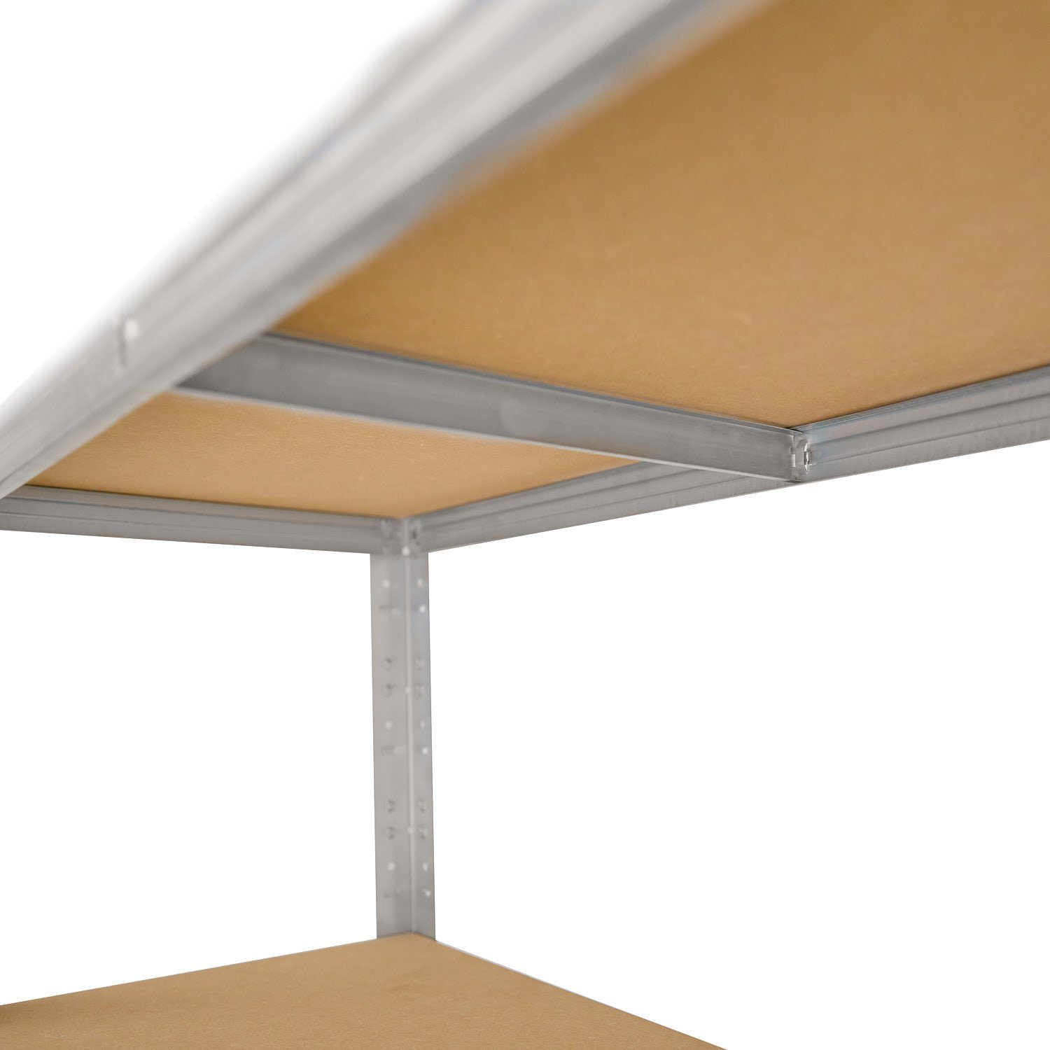 shelfplaza verzinkt, Steckregale für Fachboden-Set HDF-Fachboden, für HOME, Komplettes zusätzliche Fachböden Schwerlastregal Schwerlastregale 80x60 cm in