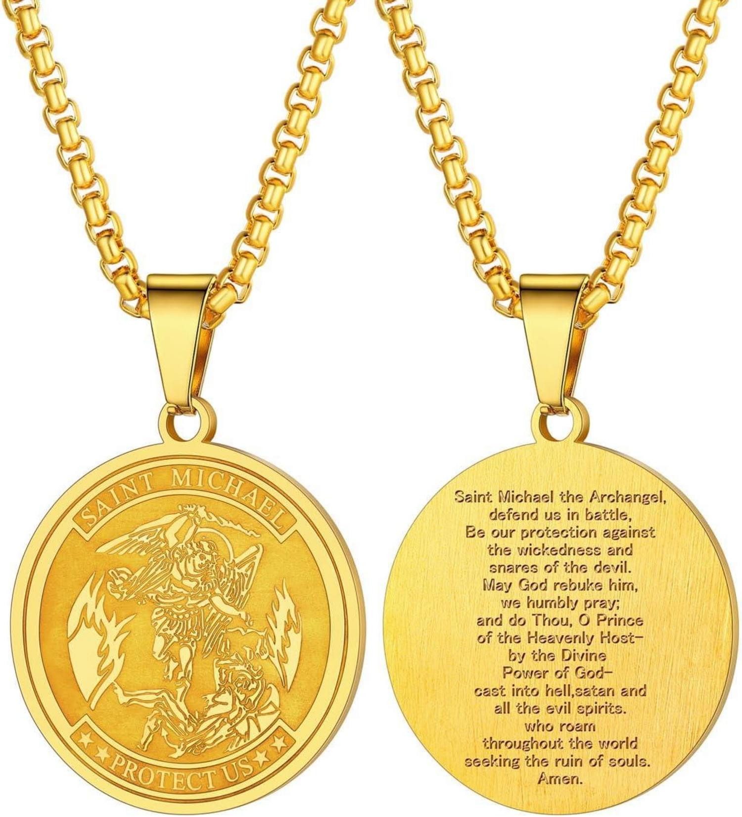LuxusKollektion Kette und Anhänger Set Schutzpatron günstig online kaufen
