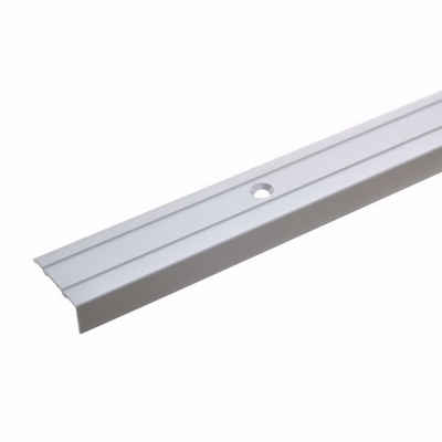 acerto® Treppenkantenprofil acerto® Alu Stufenkanten-Profil 100cm x 24,5mm Silber gelocht