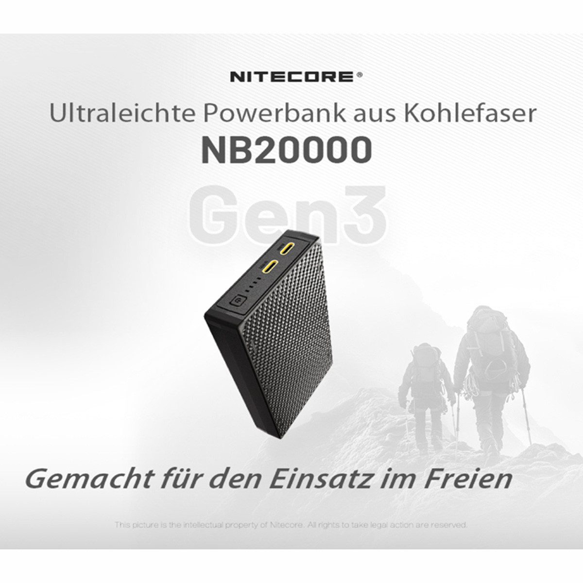 Nitecore NB20000 GEN3 20000mAh - Powerbank Powerbank