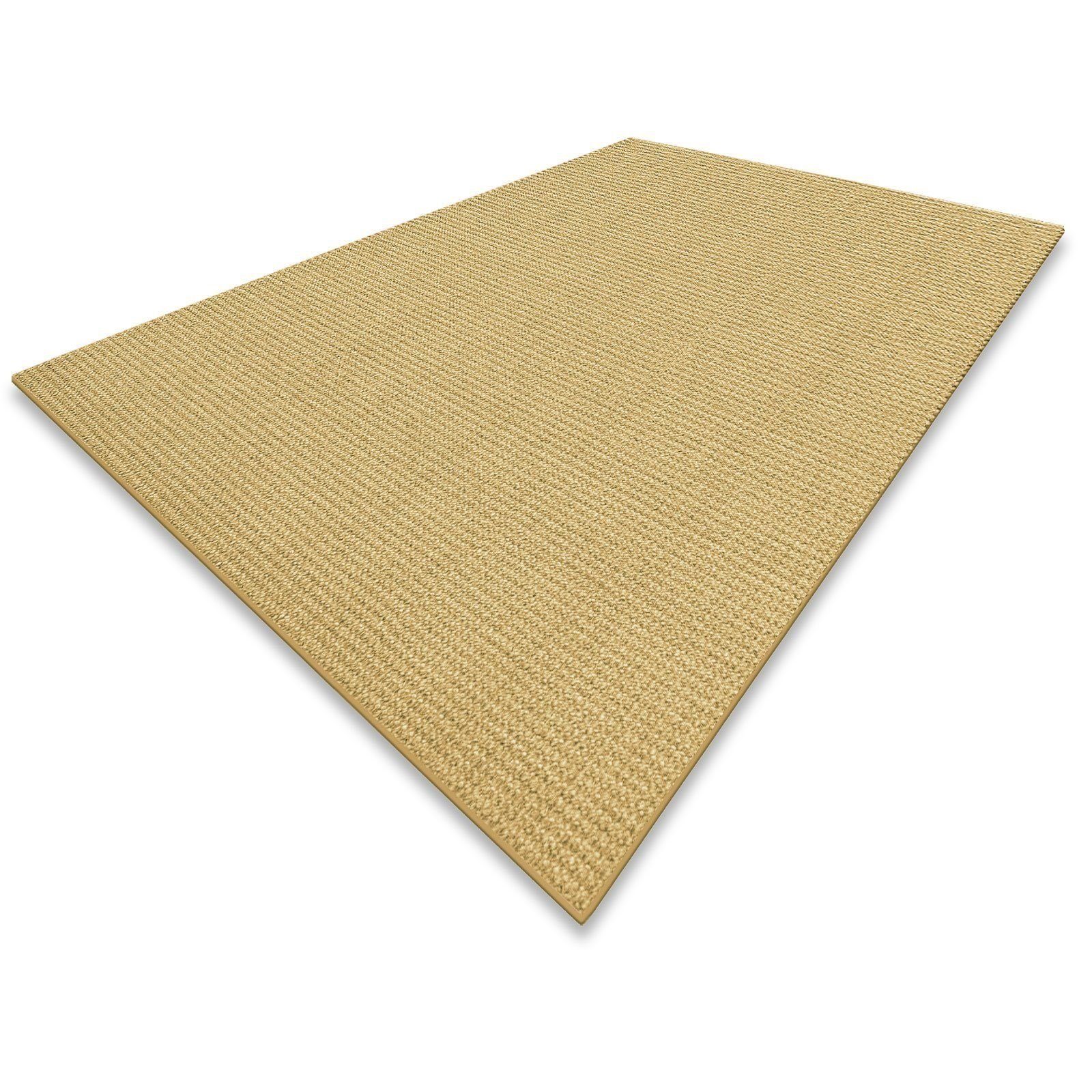 Sisalteppich Sylt Natur, Teppich erhältlich in 9 Größen, Teppichläufer, Floordirekt, Eckig, Höhe: 6 mm, Eckig