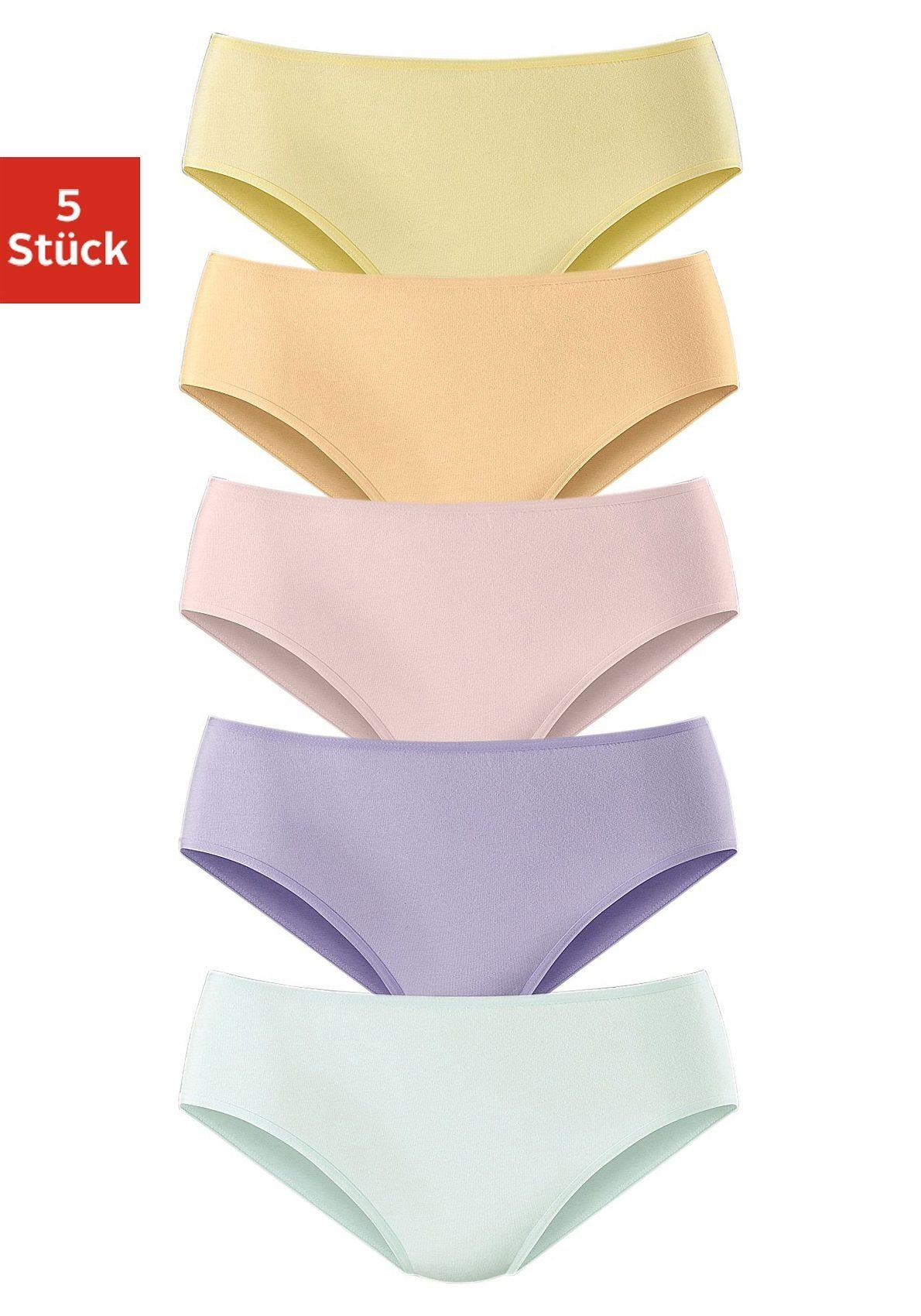 Baumwoll-Qualität (Packung, fleur aus petite Jazz-Pants Slips bunt 5-St) elastischer