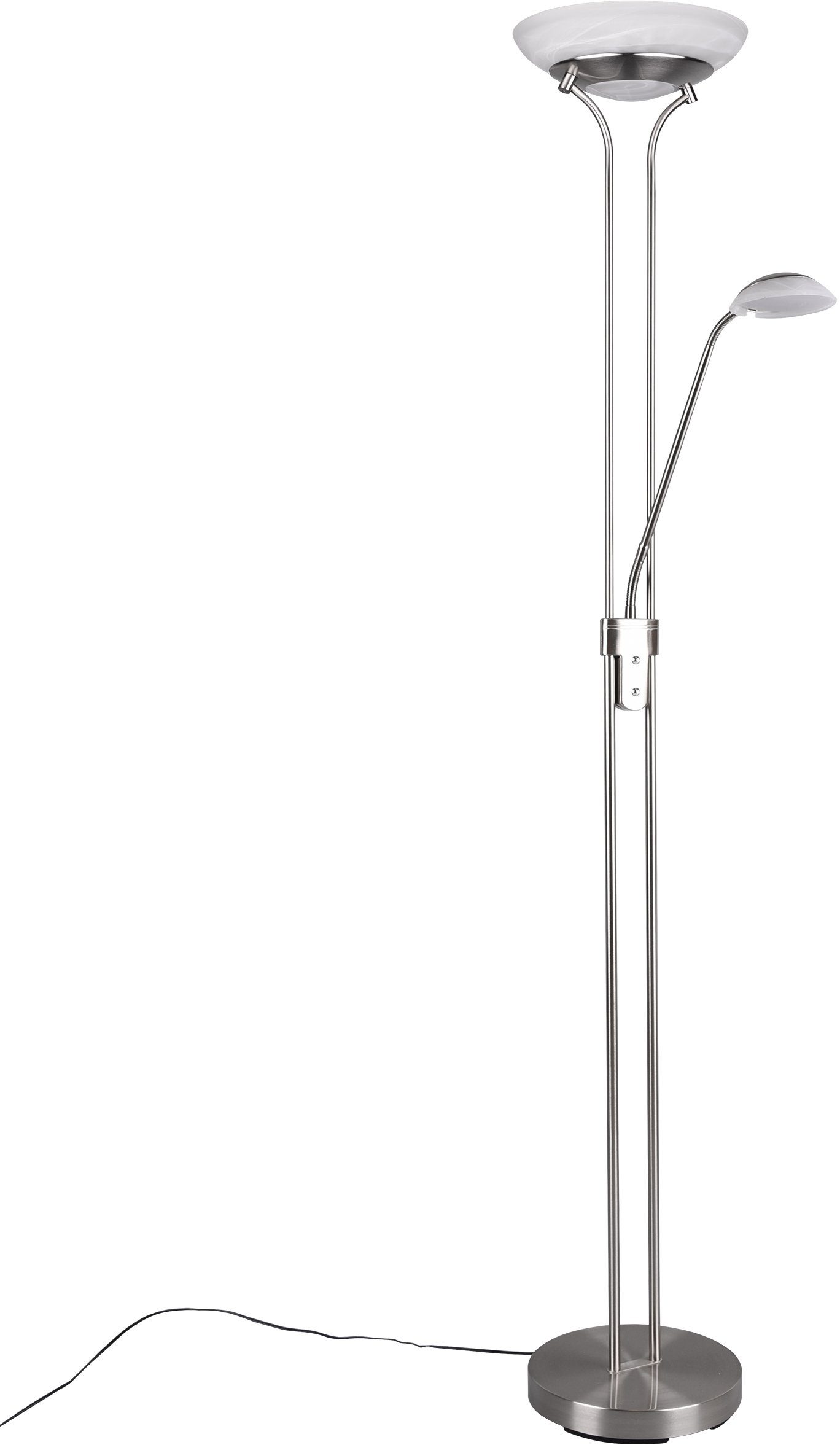 Reality Leuchten LED Stehlampe Orson, Dimmer, Lesearm, LED fest integriert, günstig online kaufen