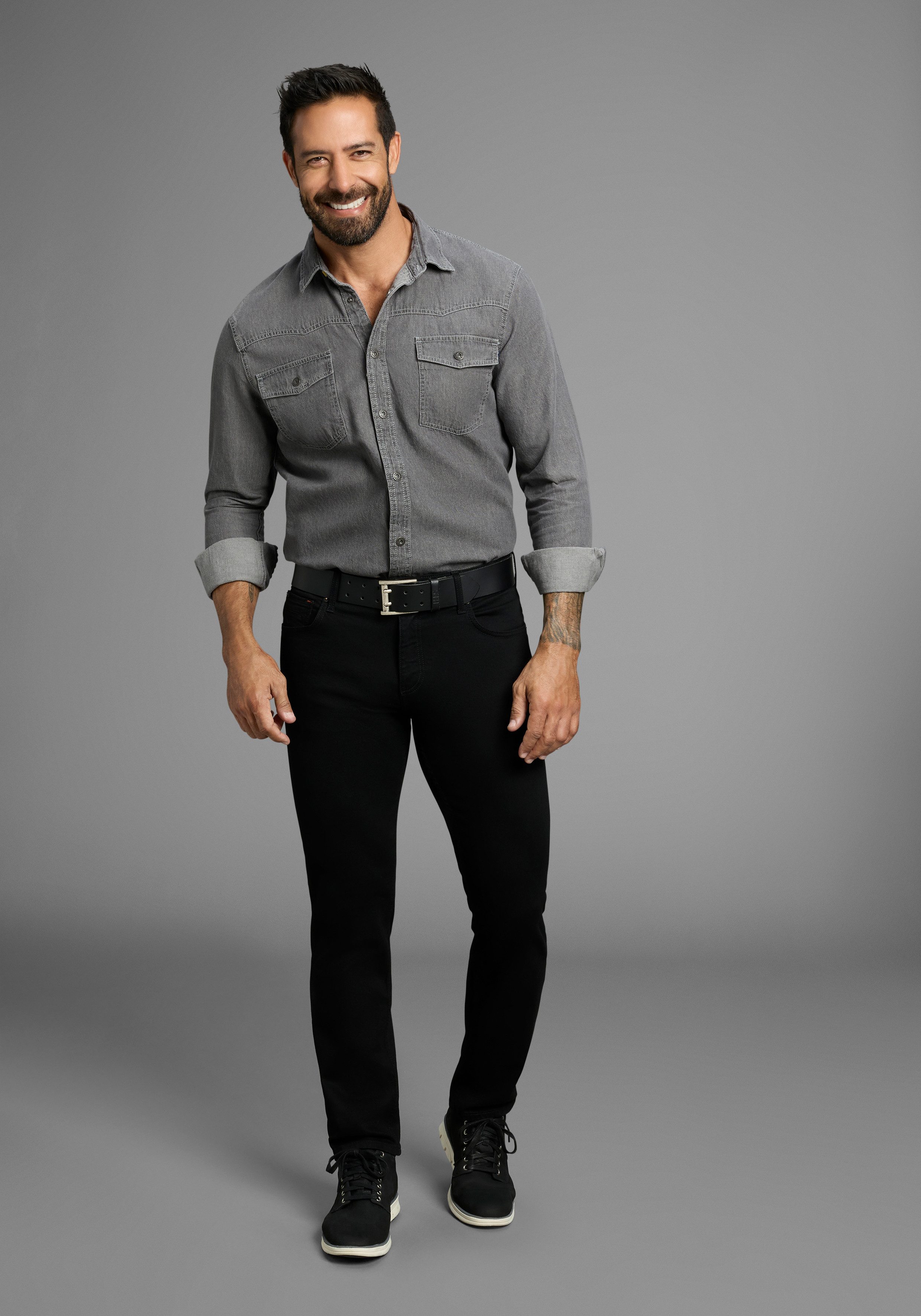 H.I.S Straight-Jeans NEW DALE gerades Bein, mit Used-Effekten, niedrige Leibhöhe – Bild 4 von 5