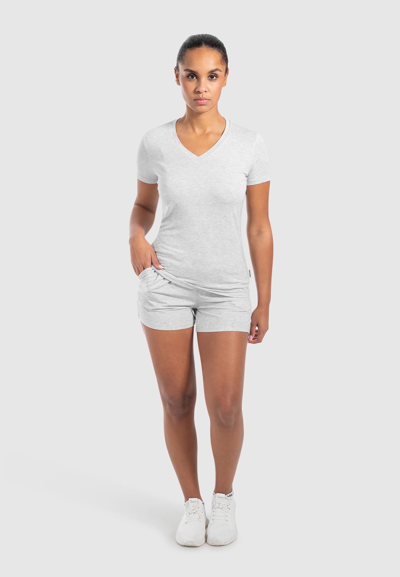 Smilodox T-Shirt Nela Modal, Shaped Fit, günstig online kaufen