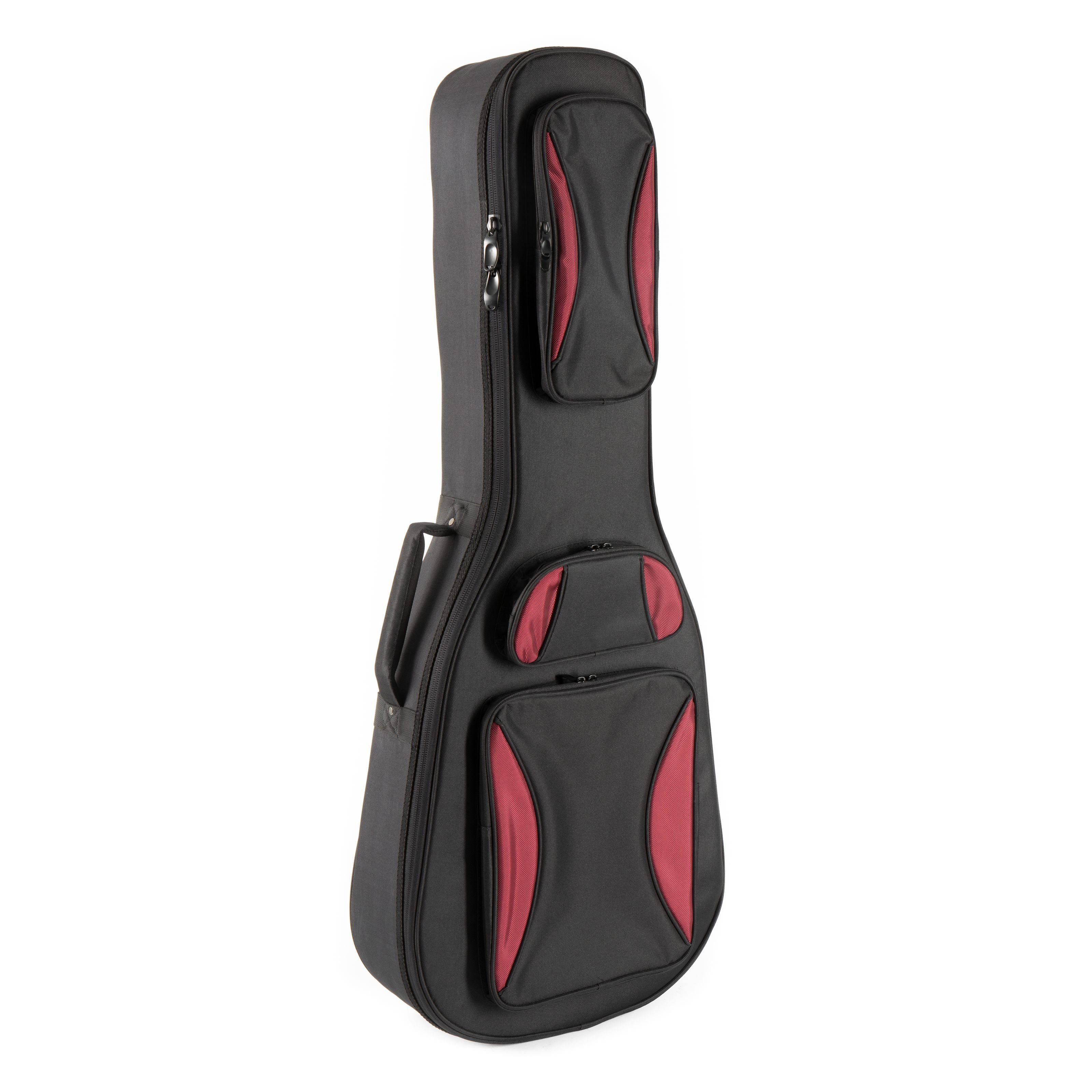 FAME Gitarrentasche (Gigbag Konzertgitarre wetterfeste Gitarrentasche für Akustik-Gitarre Bag mit 3 Zubehörfächern und gepolsterten Tragegriff Urban, Gitarrenkoffer und Gitarrentaschen, Gitarrentasche Konzertgitarre), Gigbag Konzertgitarre, wetterfeste Gitarrentasche, Akustik-Gitarre