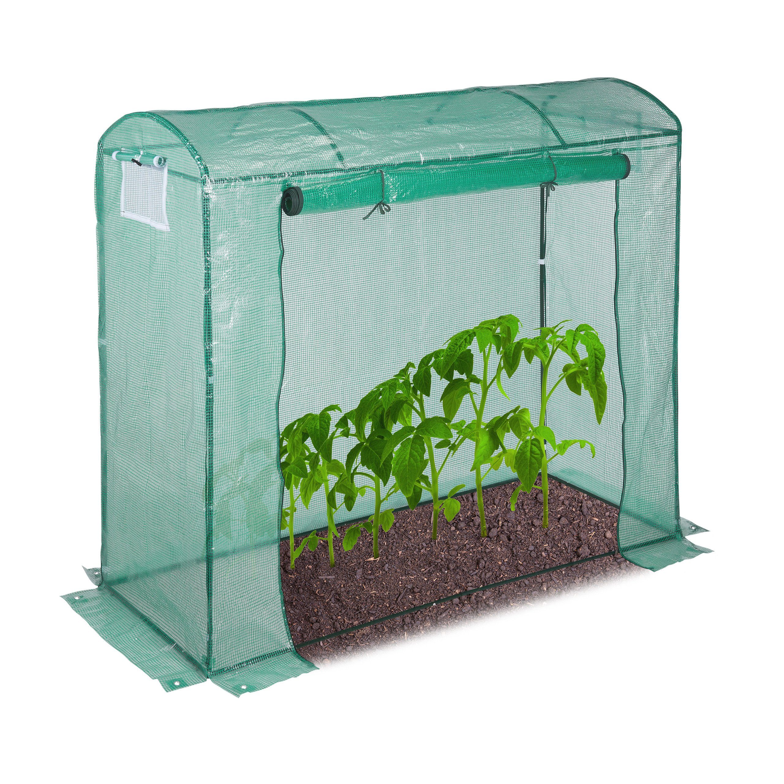 relaxdays Foliengewächshaus Tomatengewächshaus 170x200x80 günstig online kaufen