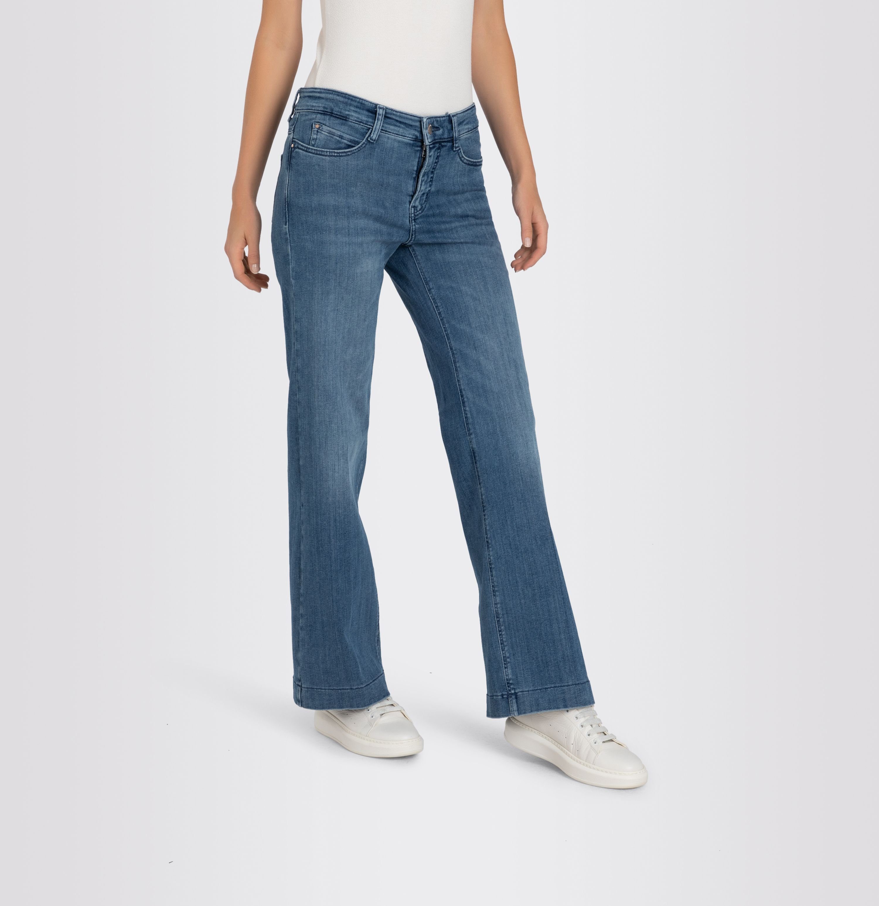 blau MAC 5-Pocket-Jeans