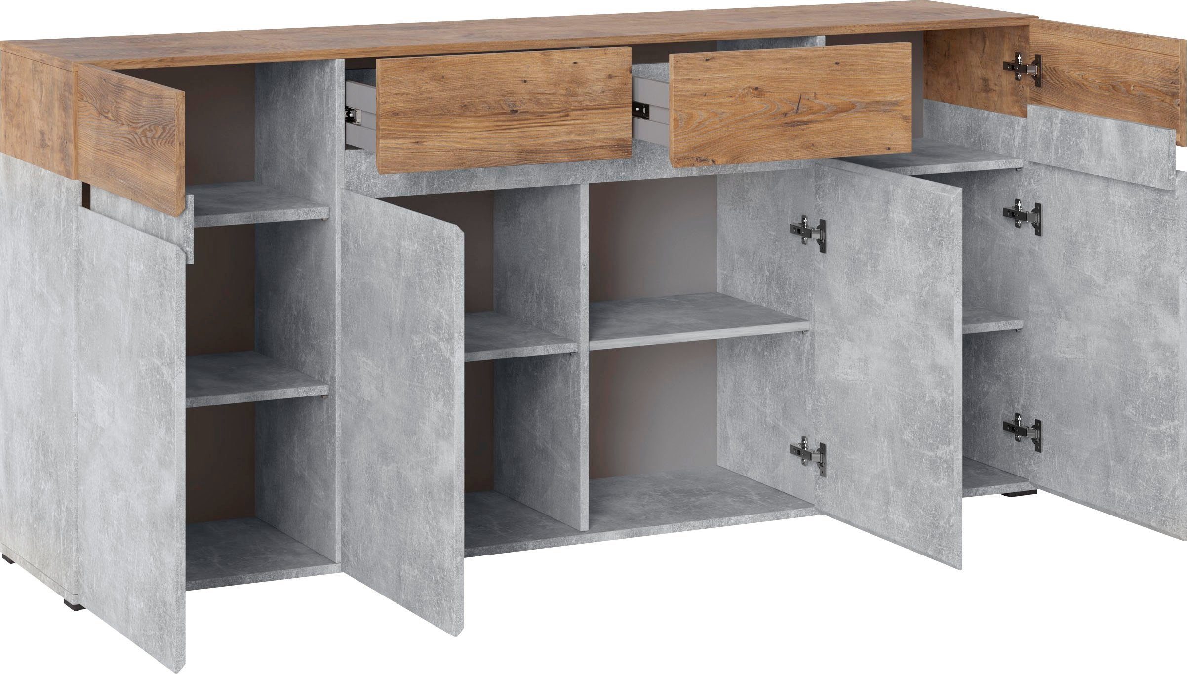 Home affaire Sideboard Rimini, Breite 180 cm
