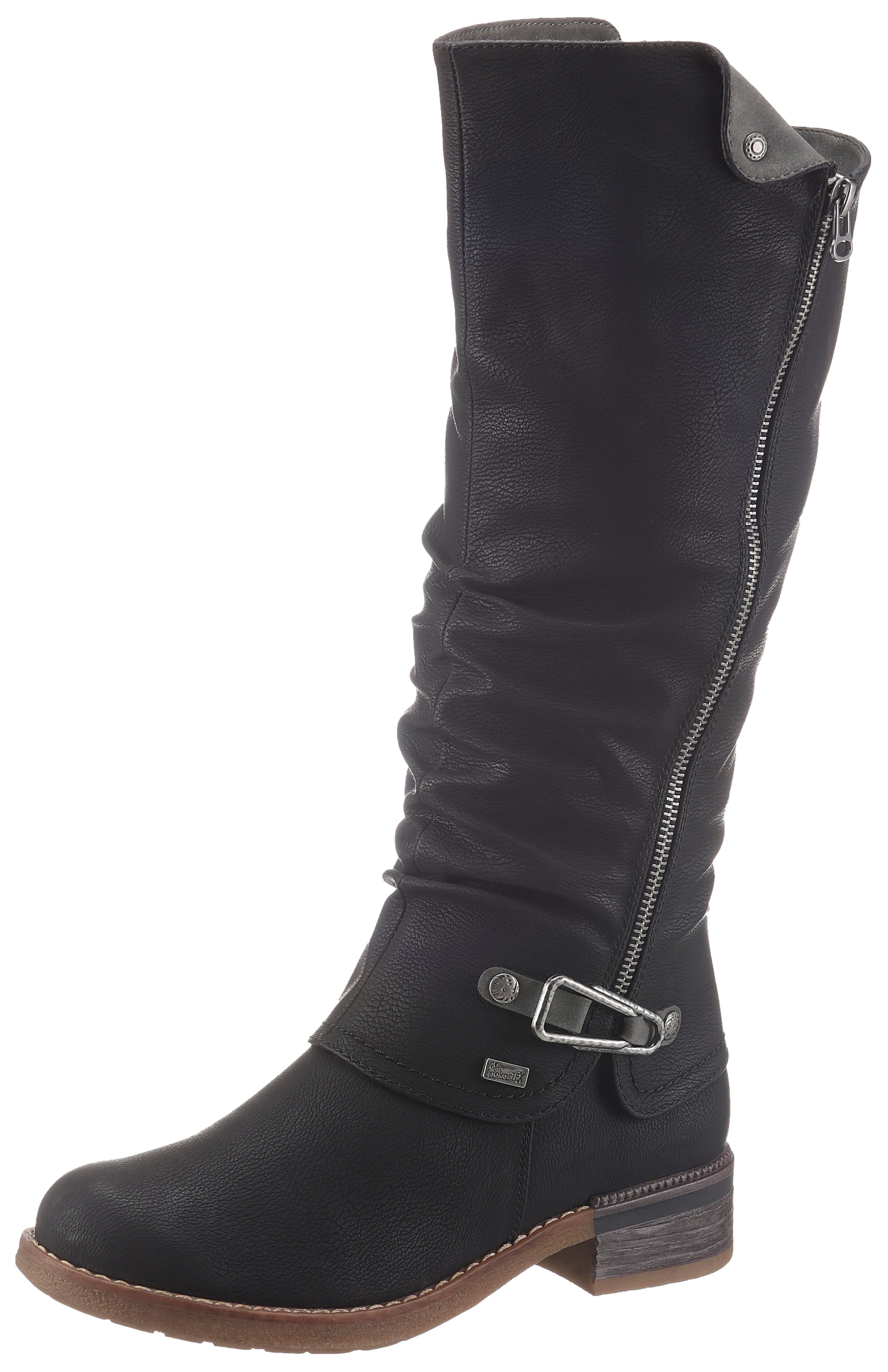 Winterstiefel Used-Optik schwarz in Rieker