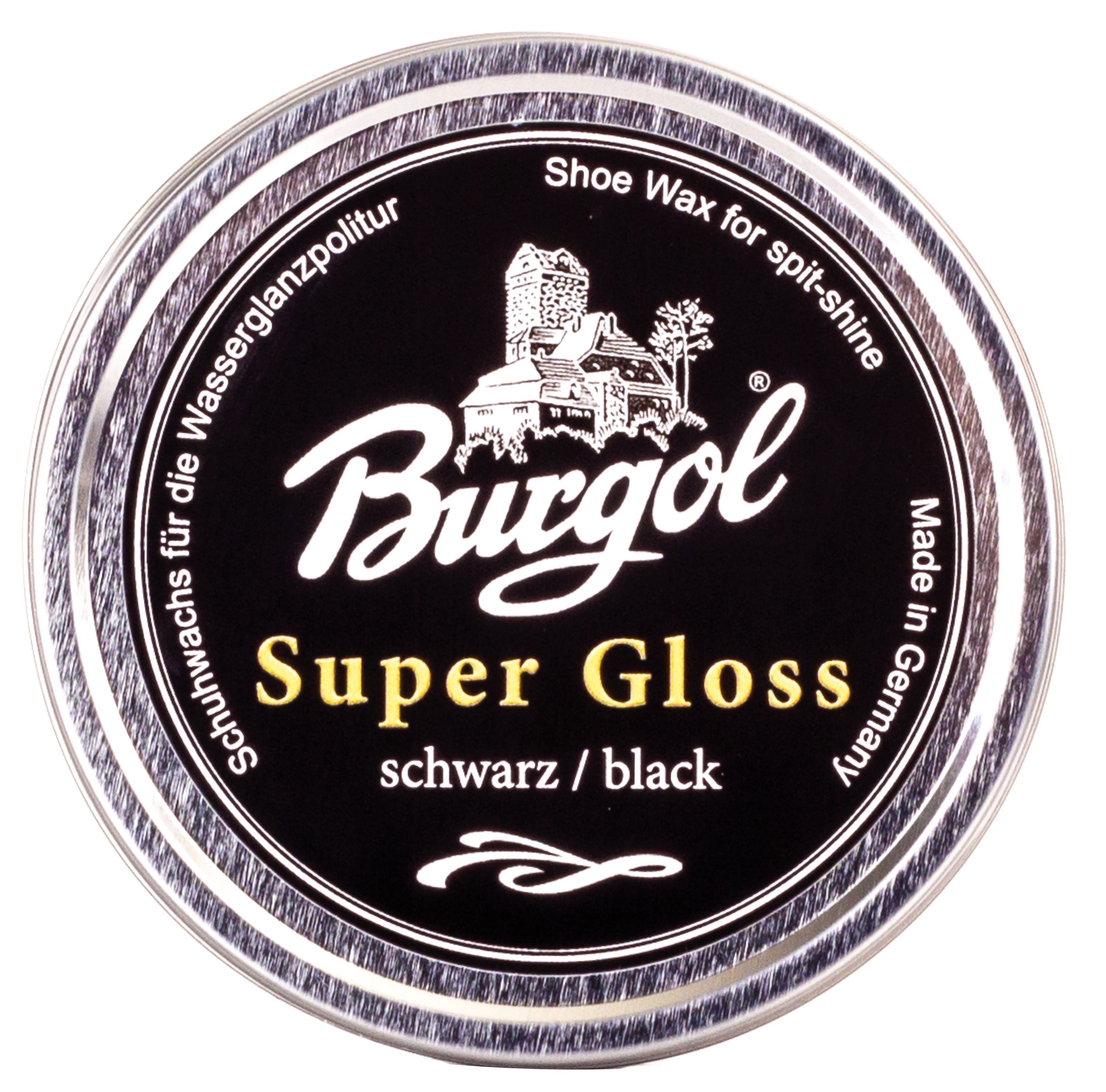Burgol Schwarz Super Schuhcreme Gloss