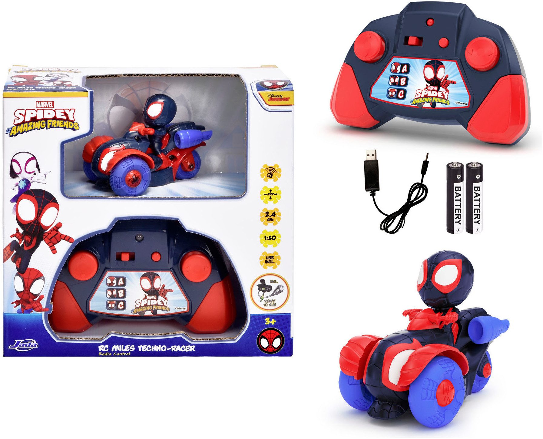 Dickie Toys RC-Auto RC Miles Techno-Racer 1:50