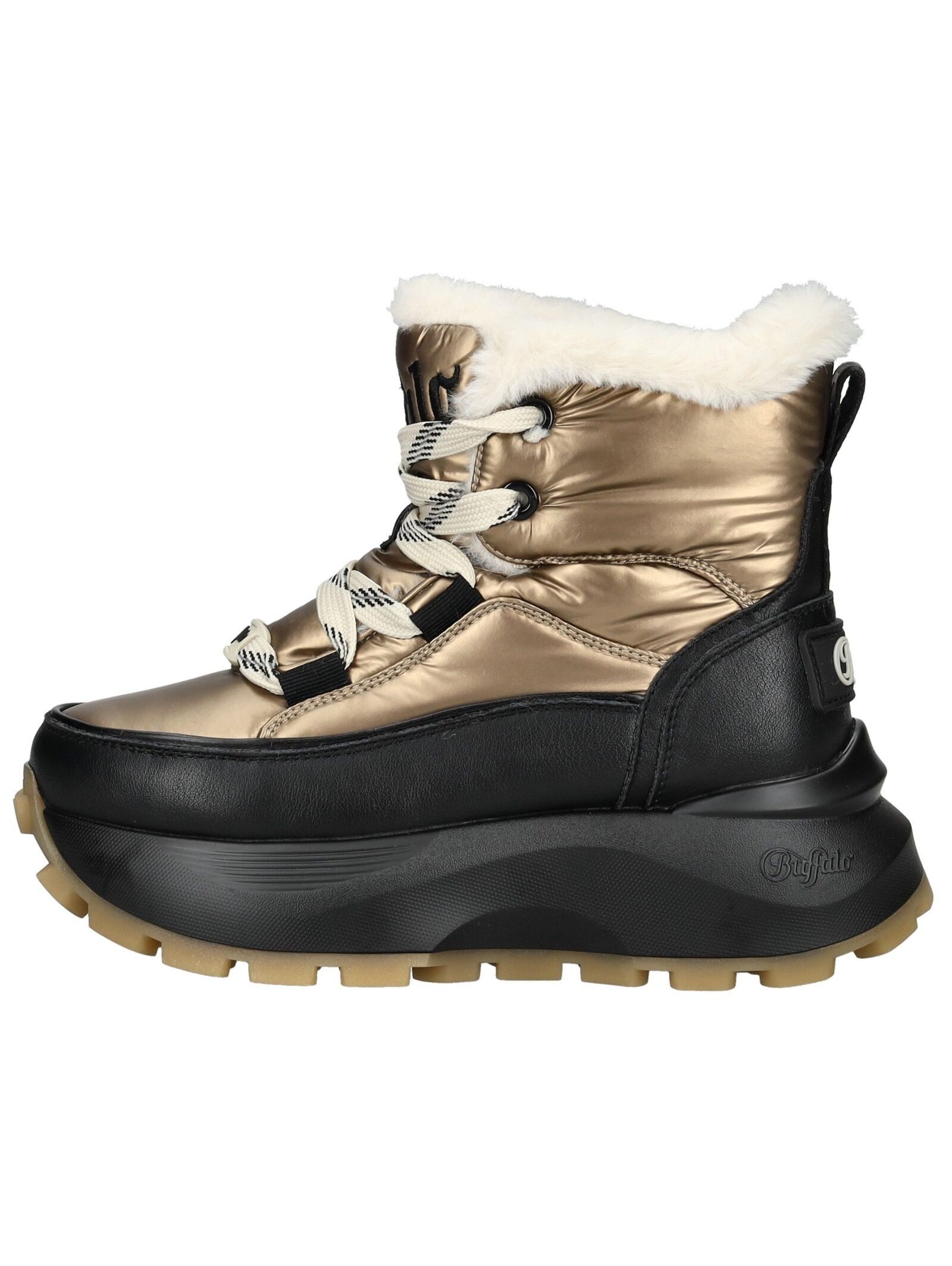 Buffalo Buffalo Stiefelette Lederimitat/Textil Schnürstiefelette günstig online kaufen