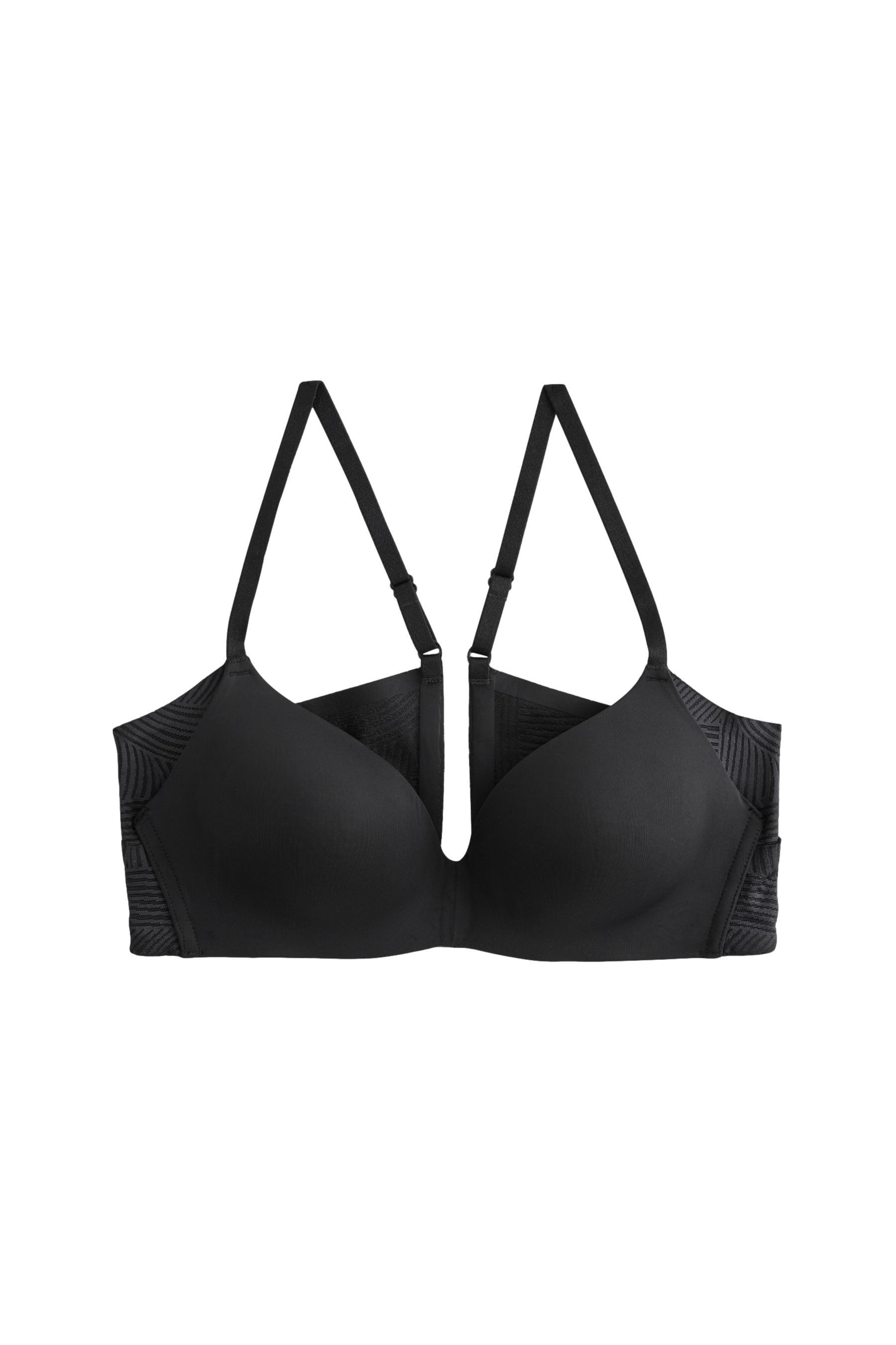 Next Bügelloser BH Gefütterter, bügelloser BH aus Mikrofaser + Spitze (1-tl günstig online kaufen