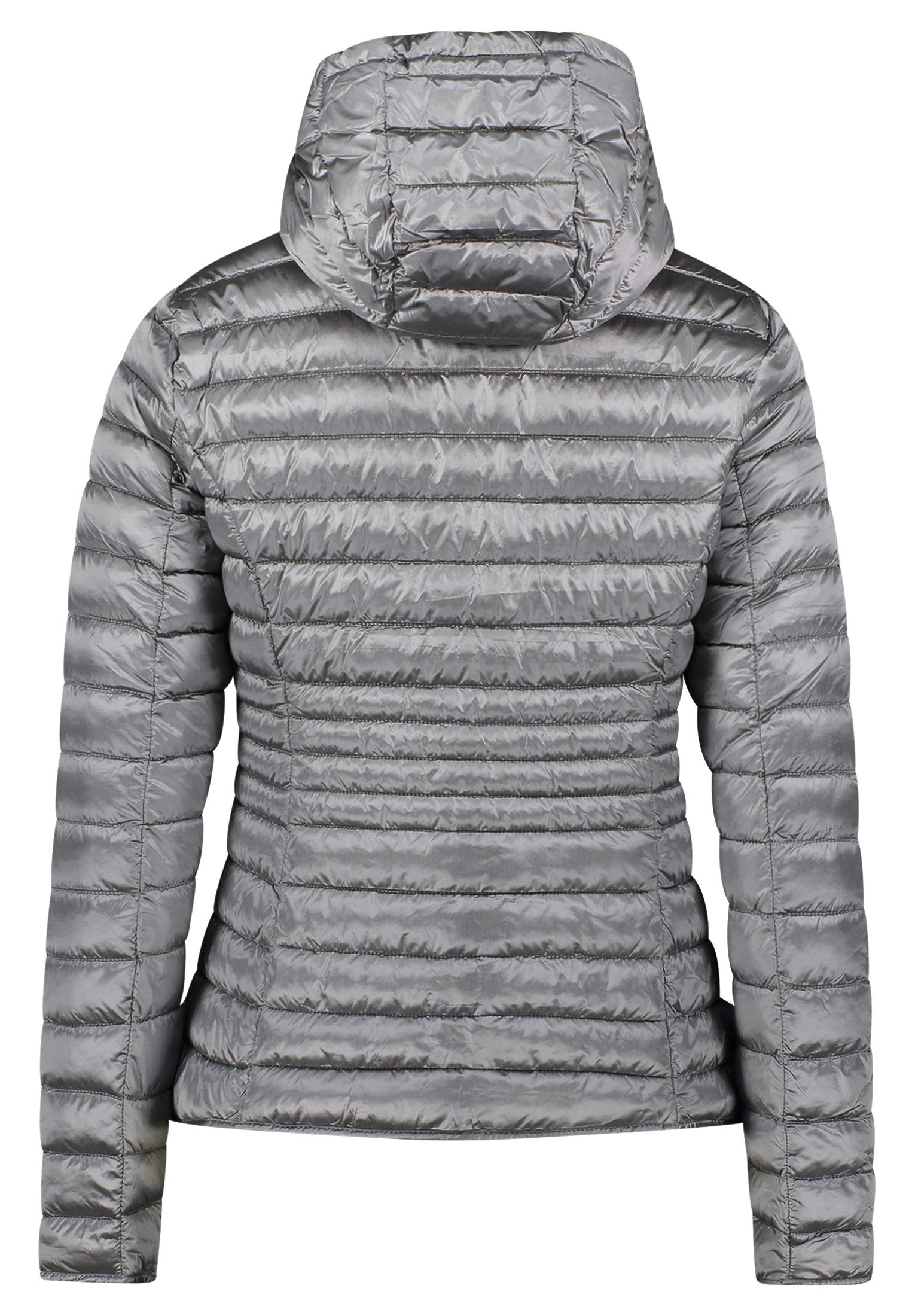 Cartoon Steppjacke Damen mit Reißverschlusstaschen