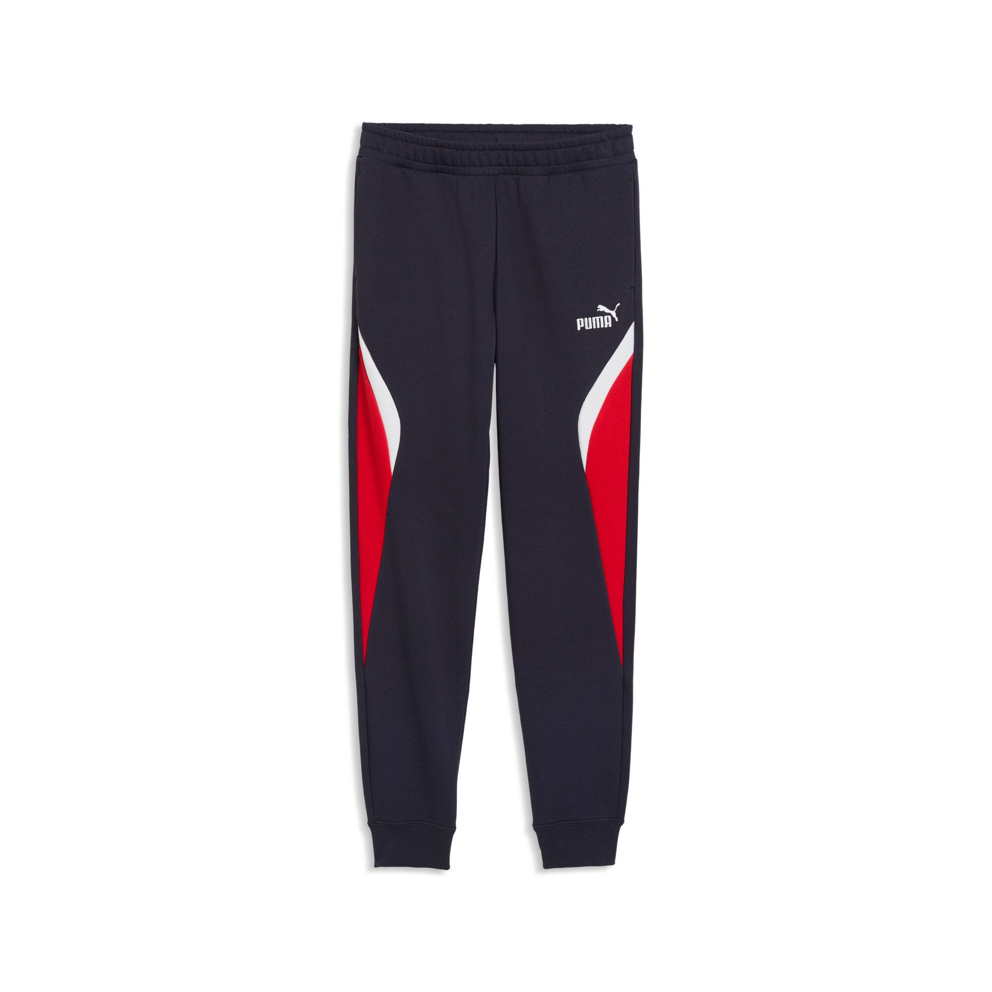 PUMA Trainingshose ESS BLOCK SWEATPANTS TR B aus Baumwollmischung, Regular Fit, sportlicher Stil – Bild 4 von 5