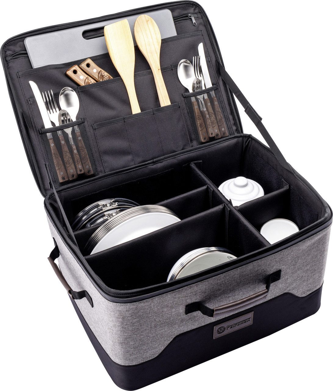 Petromax Grillrosteinsatz Petromax Aufbewahrungsbox Catago 50 L grau, Eisen