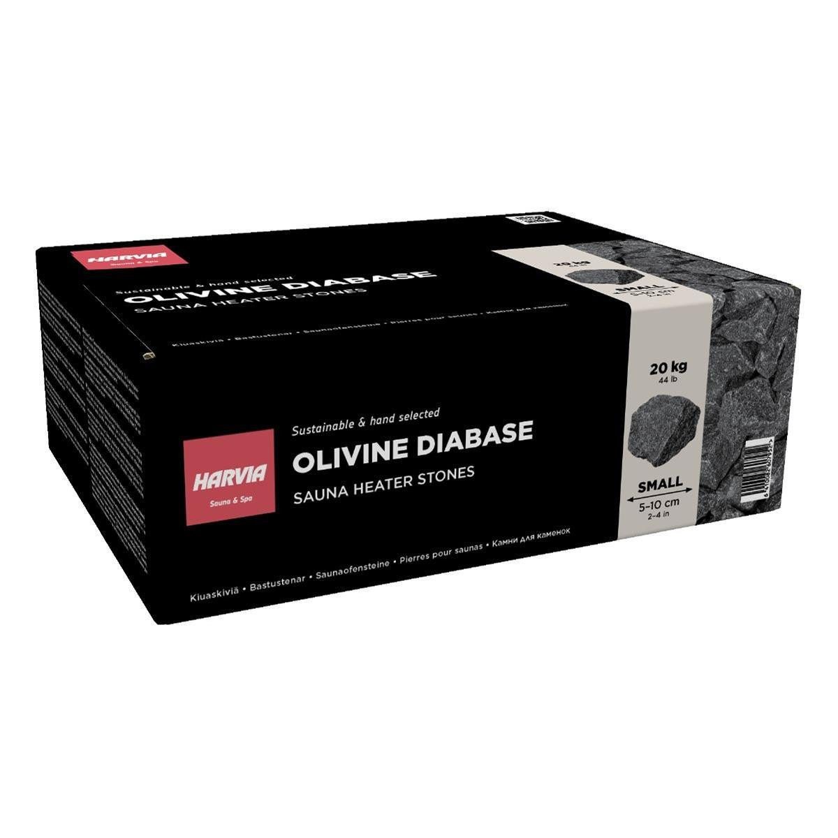 HARVIA Saunasteine Harvia Olivindiabas Saunasteine, eckig 20 kg, 5-10 cm