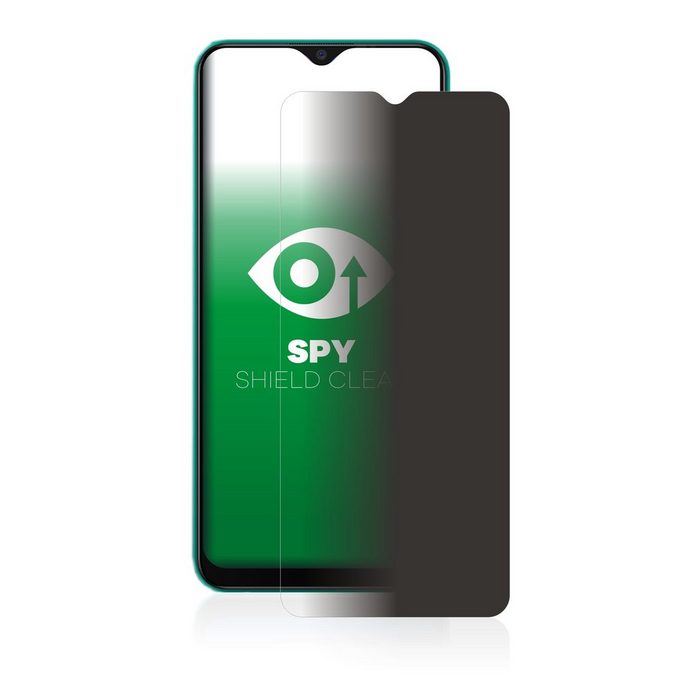 upscreen Blickschutzfolie für Vivo Y3s Displayschutzfolie Blaulichtfilter Privacy Folie Schutzfolie Sichtschutz klar Anti-Spy