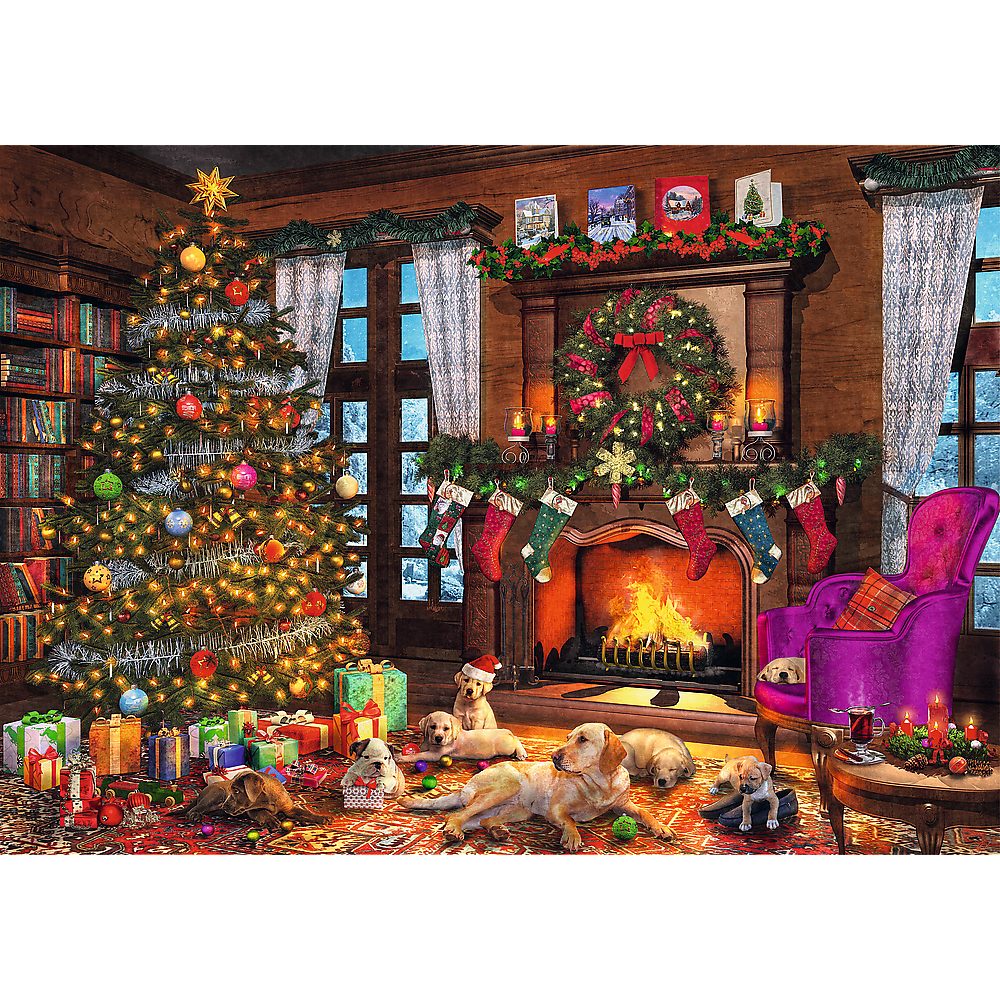 Trefl Puzzle Dominic Davison Weihnachten kommt günstig online kaufen