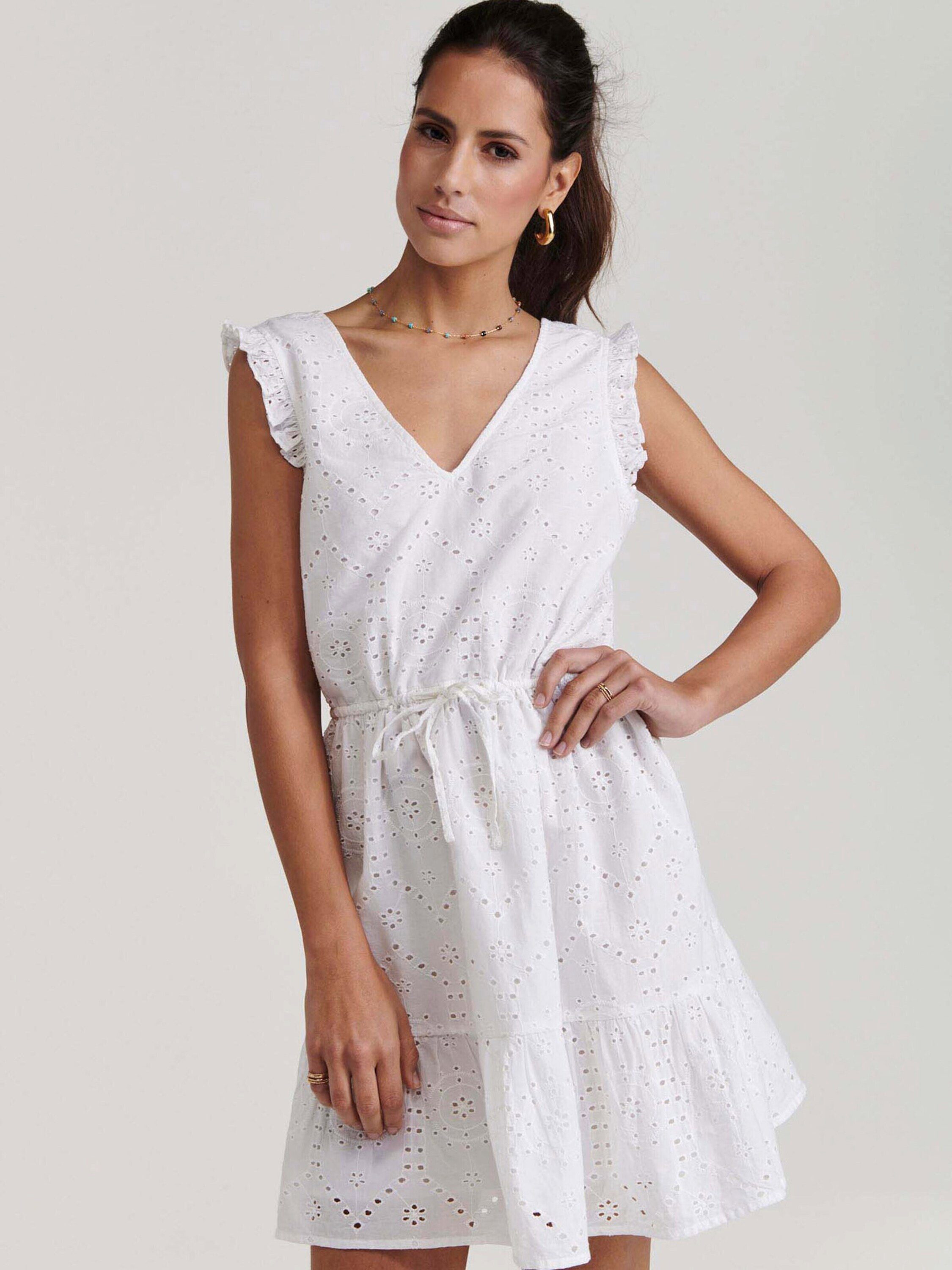 Shiwi Sommerkleid MALAGA (1-tlg) Volant