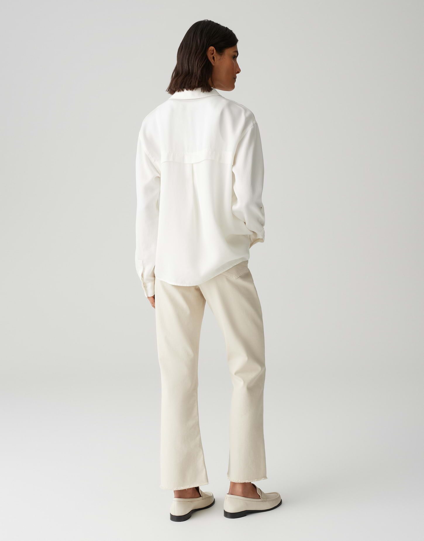 OPUS Hemdbluse Hemdbluse FALENSA Regular aus Lyocell