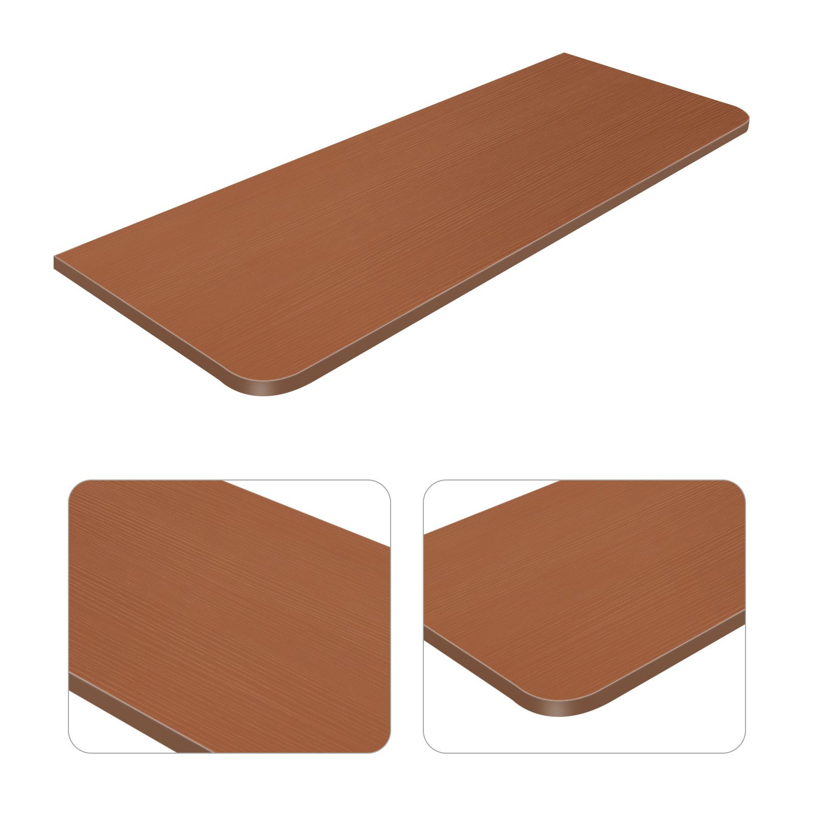 JEOBEST Klapptisch Wandklapptisch, Klappbarer Esstisch, Schreibtisch, Wandmontage, 60cm, Metallklappgestell