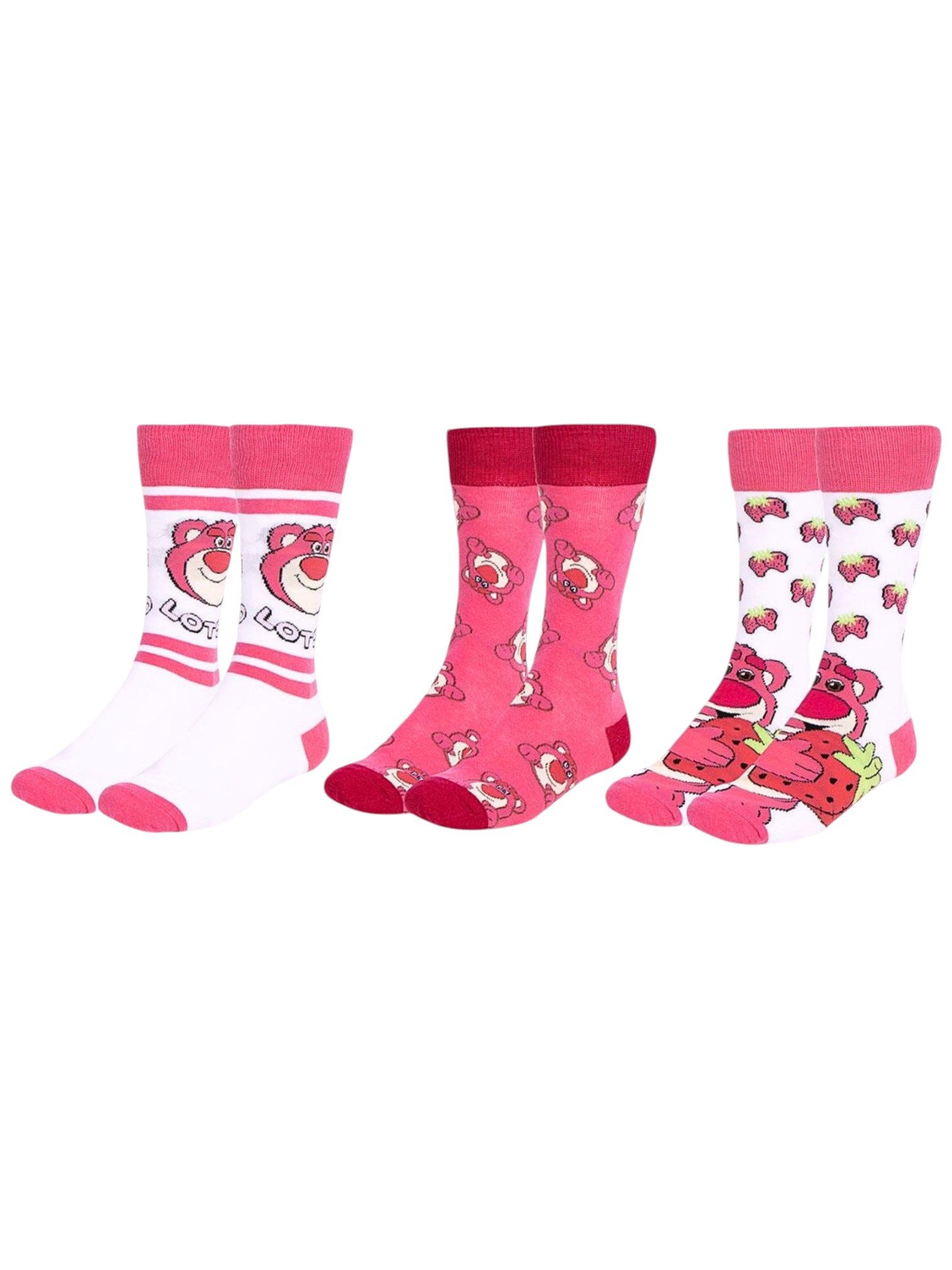 Cerdá Socken Lotso Bär (3-Paar) Geschenkset Einheitsgröße 36-43