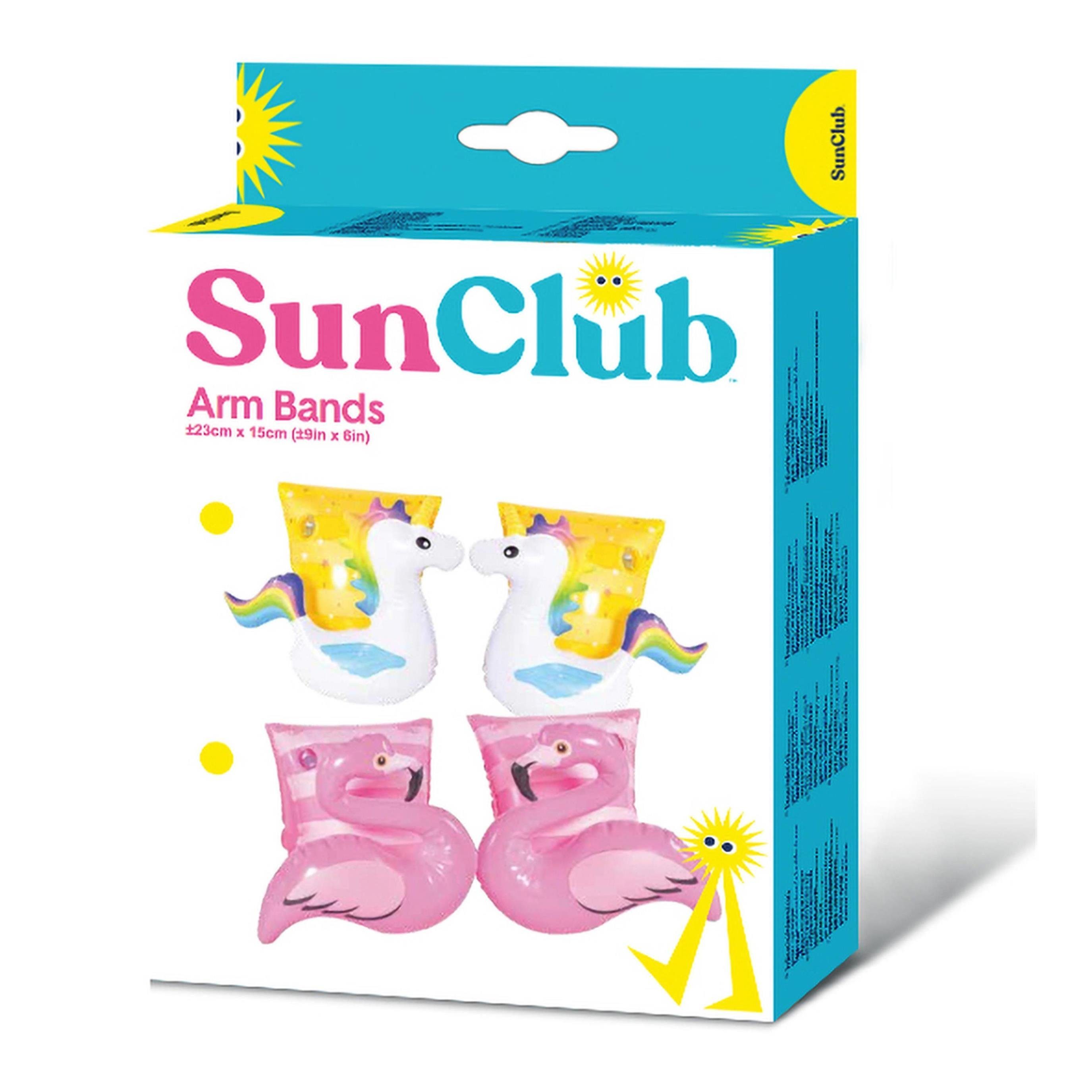 sortiert 2-fach (Einzelpack), 23x15 SunClub für Schwimmhilfe cm Schwimmärmel Tierwelt Kinder Schwimmflügel