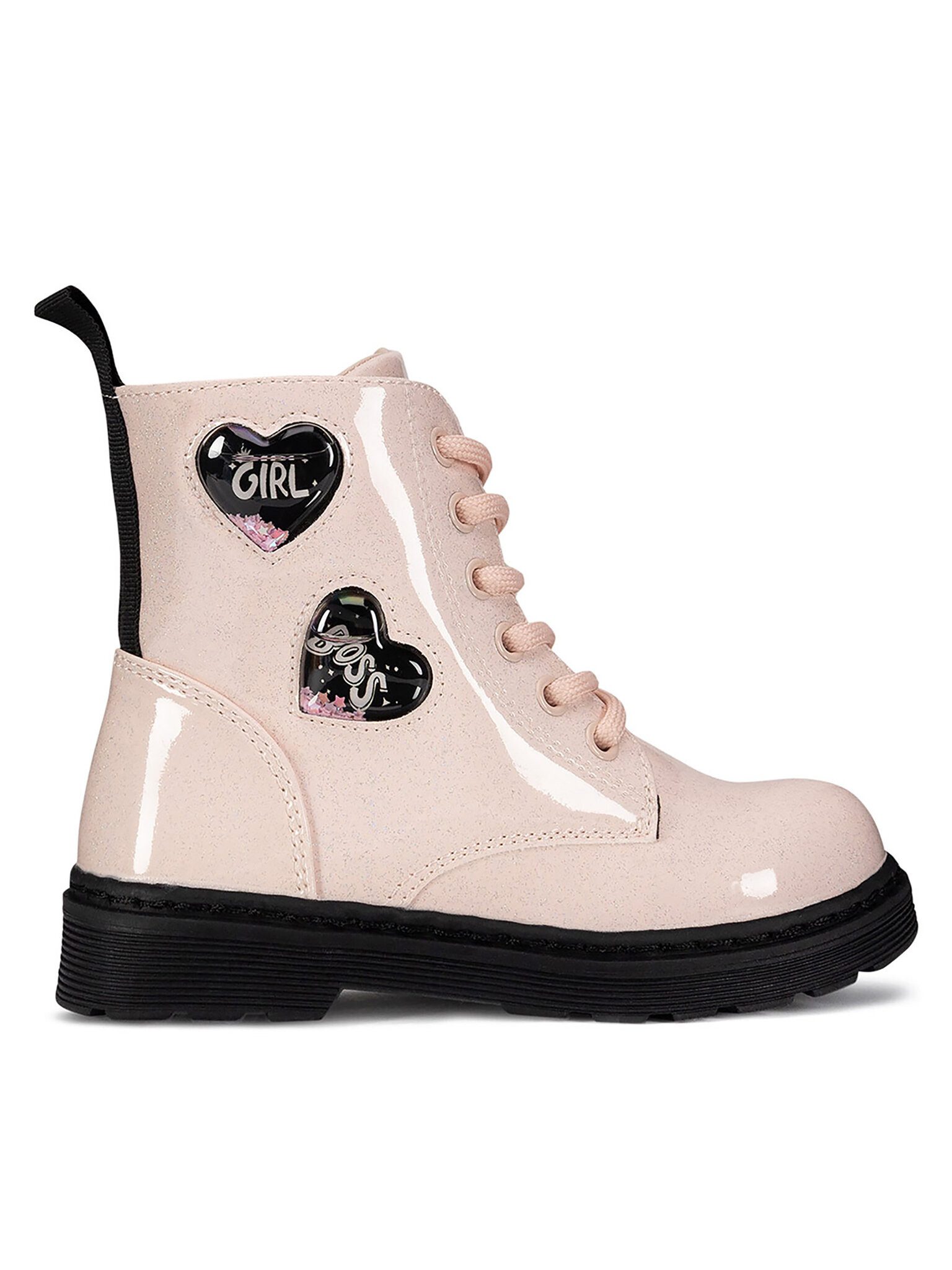 nelli blu Nelli Blu Schnürschuhe Mädchen CM231212-1 Rosa Schnürschuh