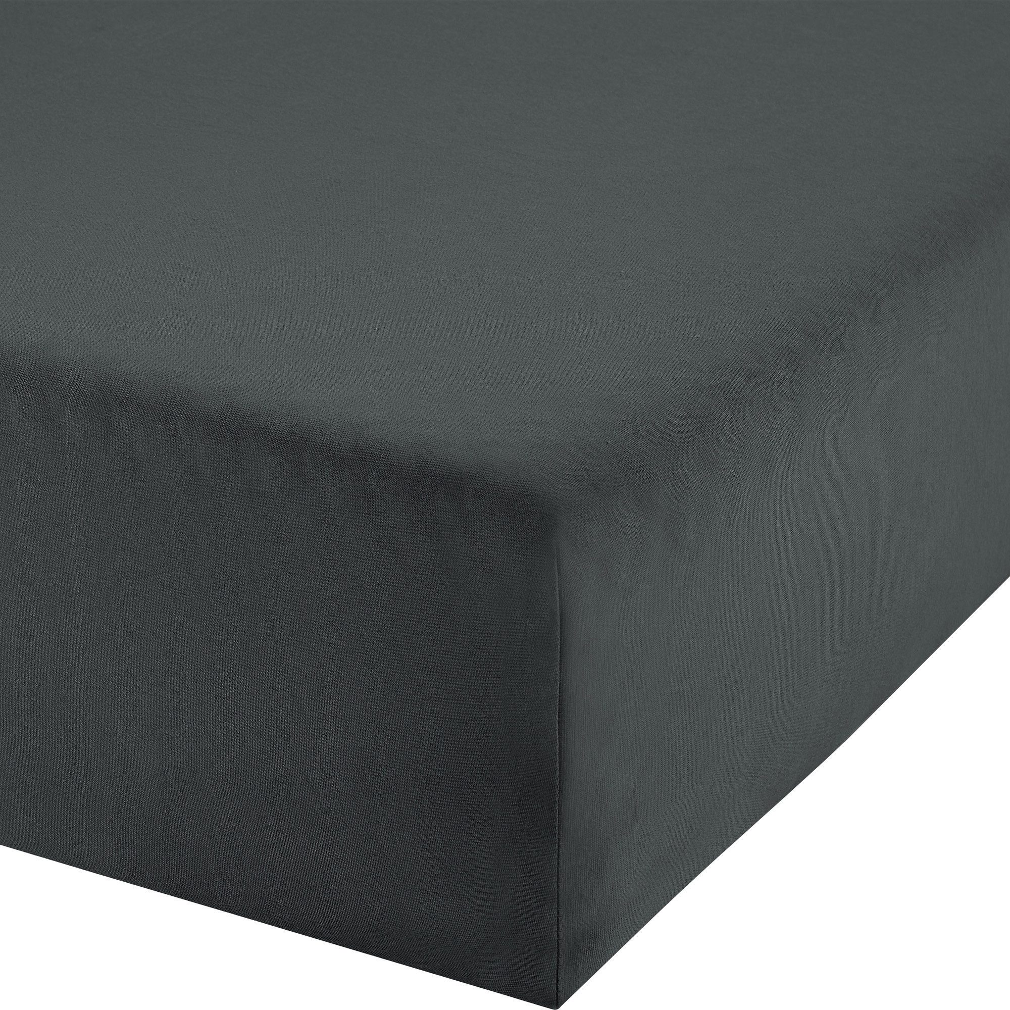 Erwin Müller Spannbettlaken Boxspring-Spannbettlaken "Regensburg", Jersey, günstig online kaufen