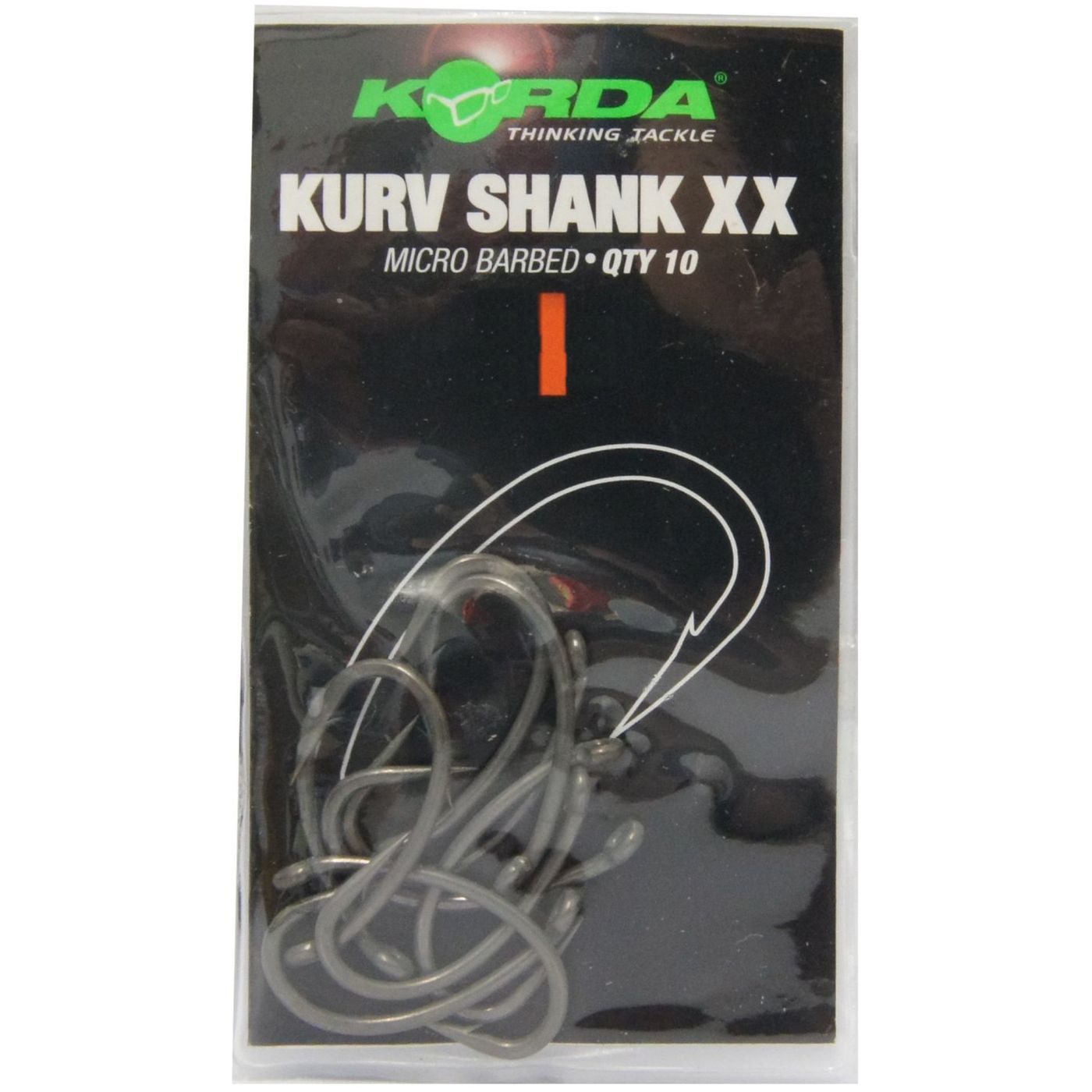 Karpfenhaken Korda Kurv Shank XX Haken Karpfenhaken (10 Stück)